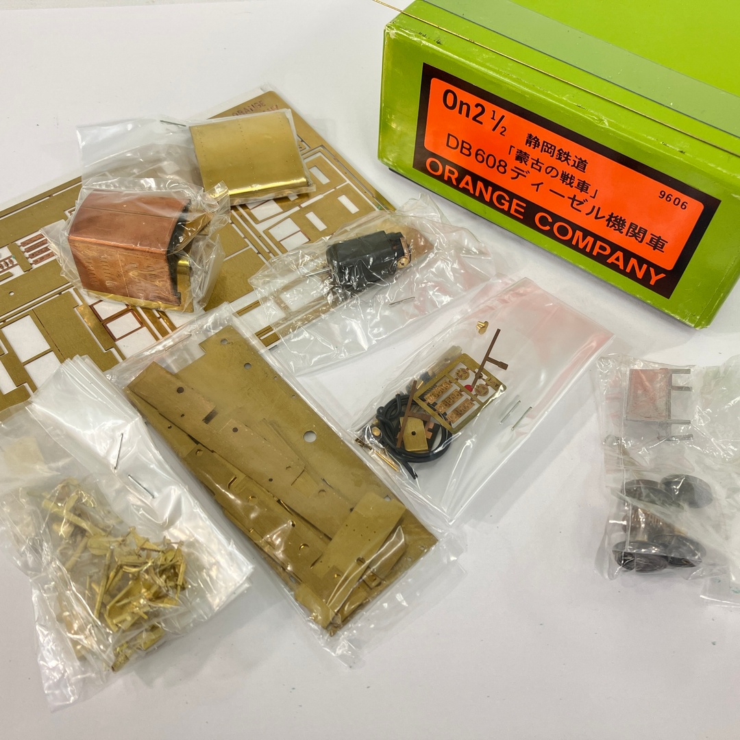 オレンジカンパニー 静岡鉄道 DB608 ディーゼル機関車 On2 1/2 ナローゲージ 鉄道模型 中古 美品