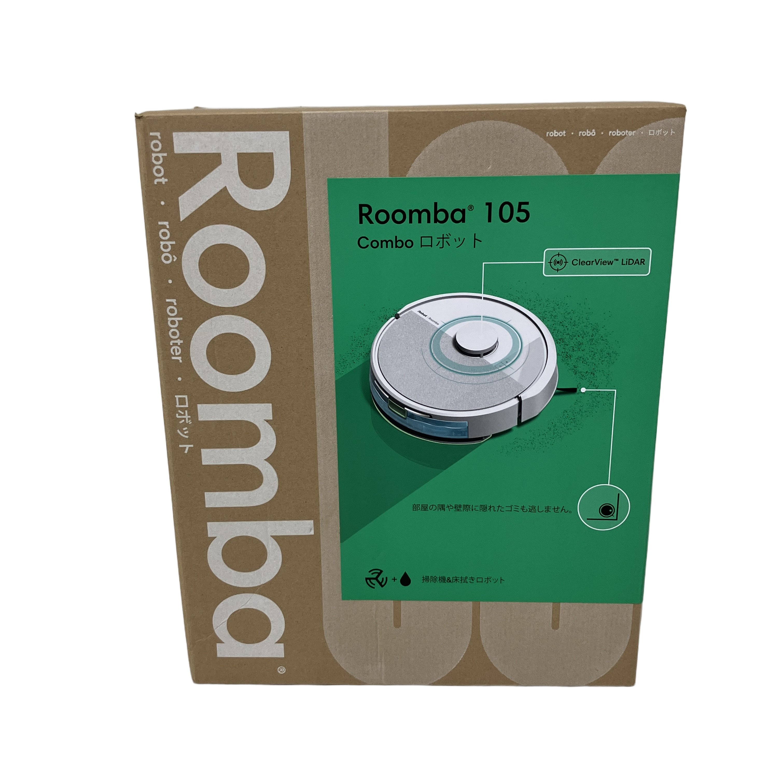iRobot Roomba 105 Combo Y311260 ルンバ 掃除 水拭き両用 ロボット 掃除機 ルンバ 展示保管品 未使用
