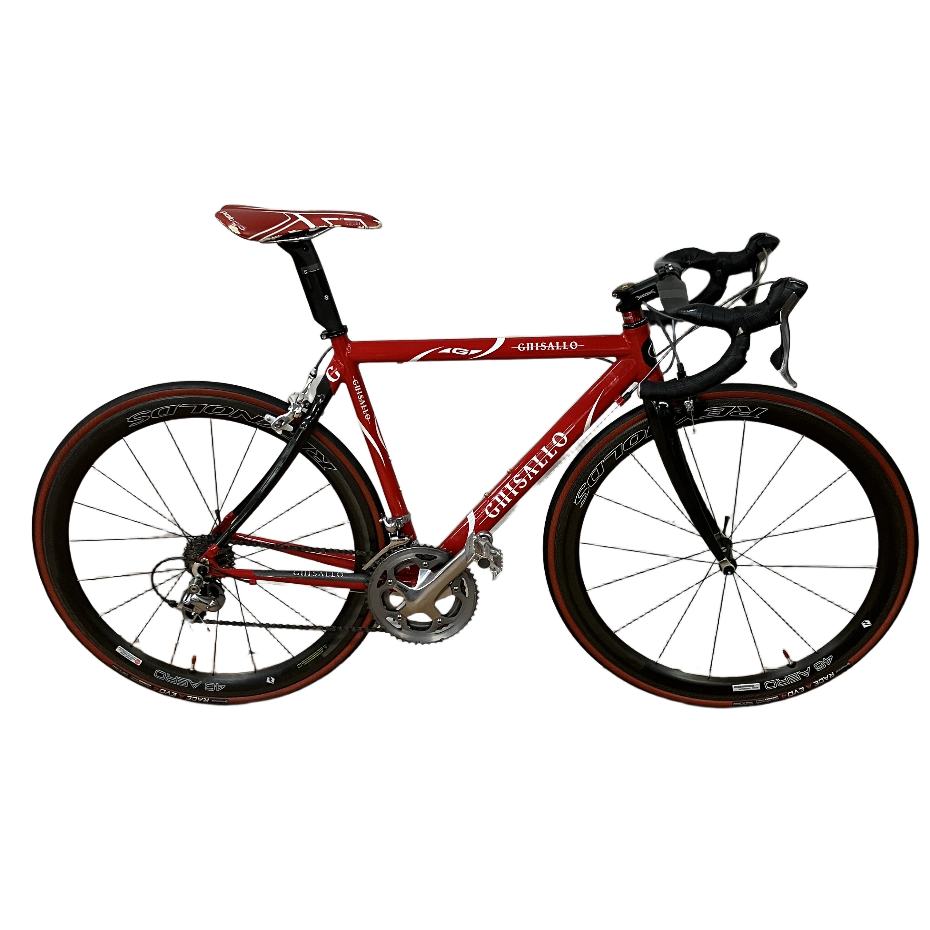 GHISALLO ギザロ Columbus コロンバス ロードバイク SHIMANO 105 コンポ Etrto 622X16C ホイール 自転車 中古