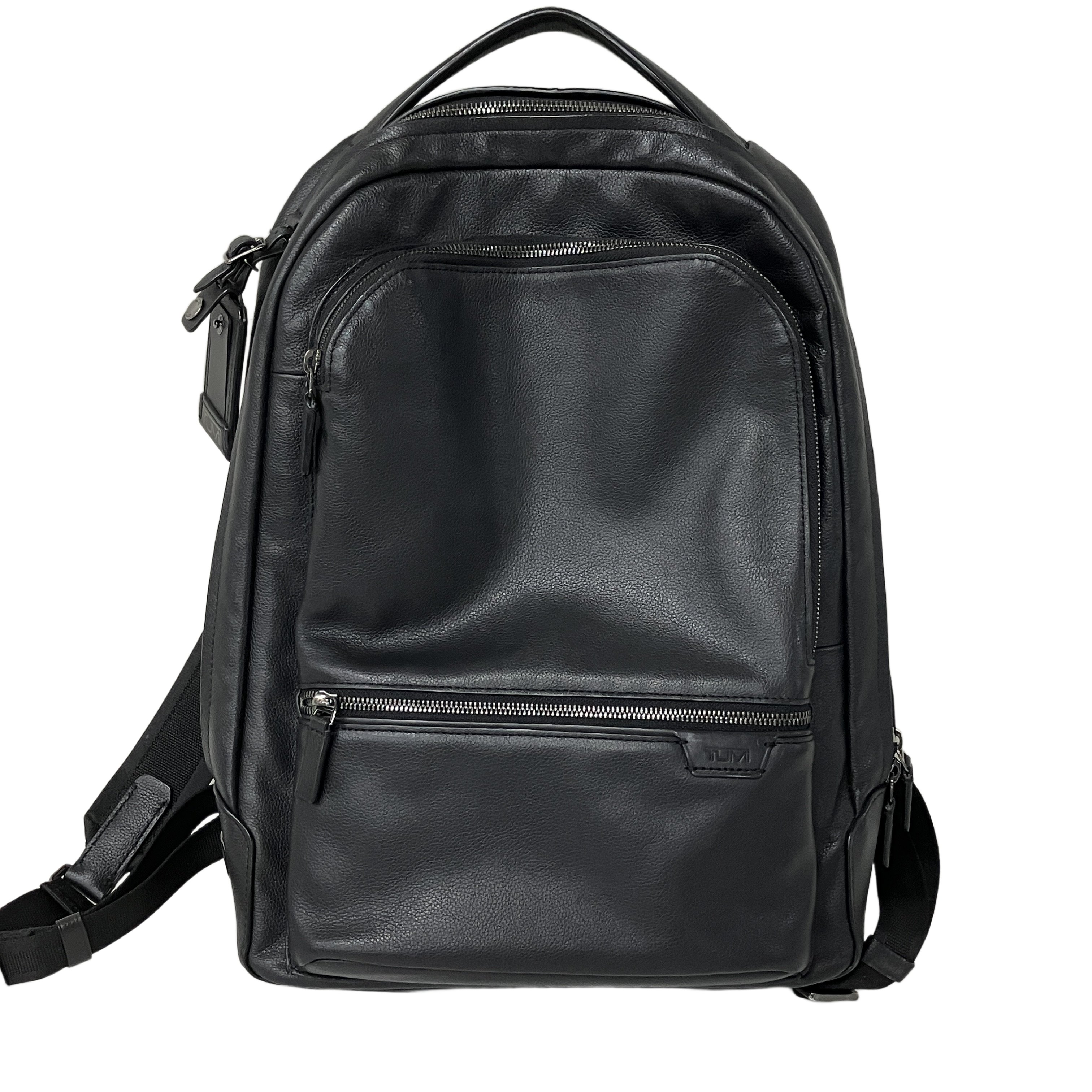 TUMI ブラッドナー レザー バックパック 6302011dp トゥミ ブラック 中古