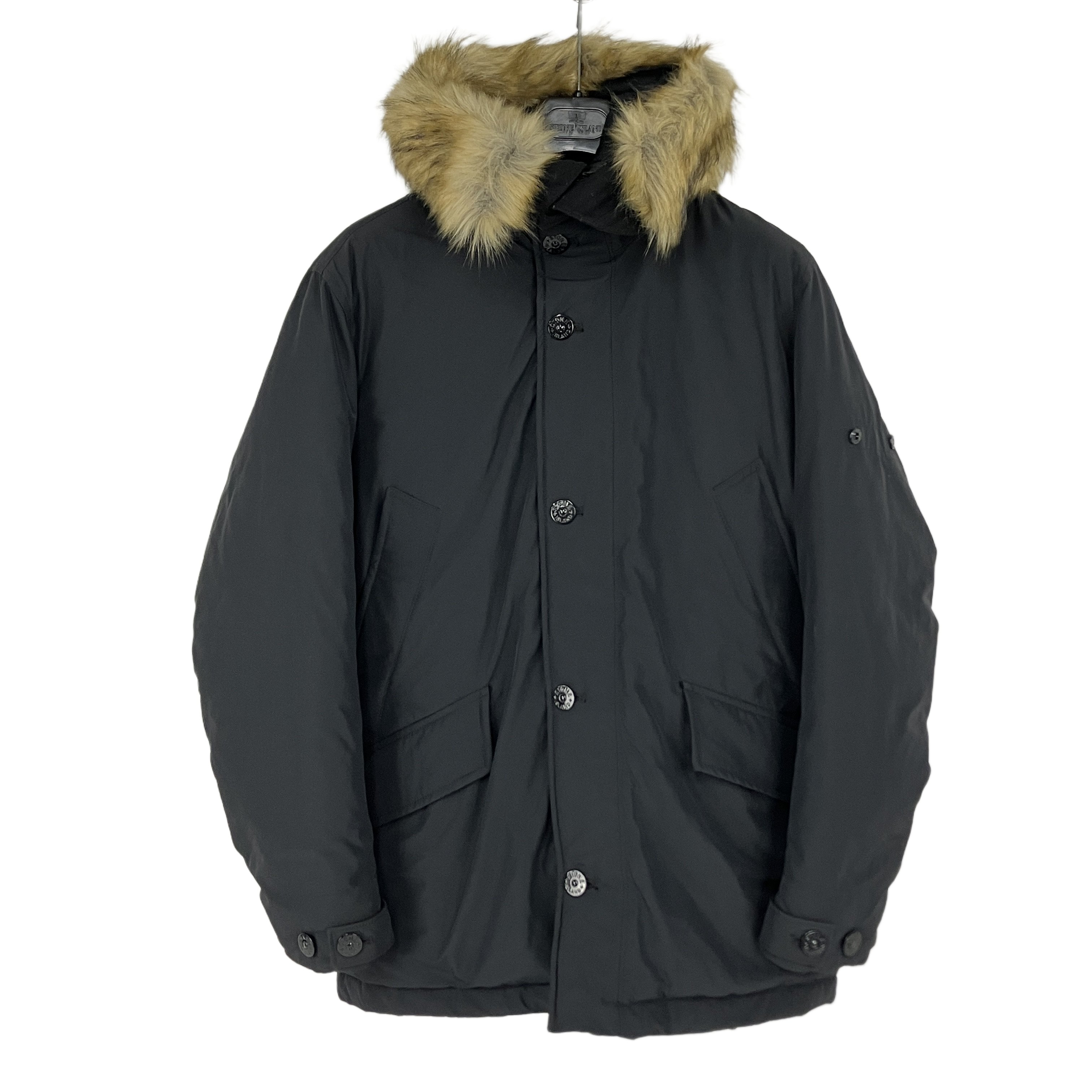 STONE ISLAND ストーンアイランド 18aw ダウンジャケット 691542926-A Mサイズ メンズ ブラック アウター 中古