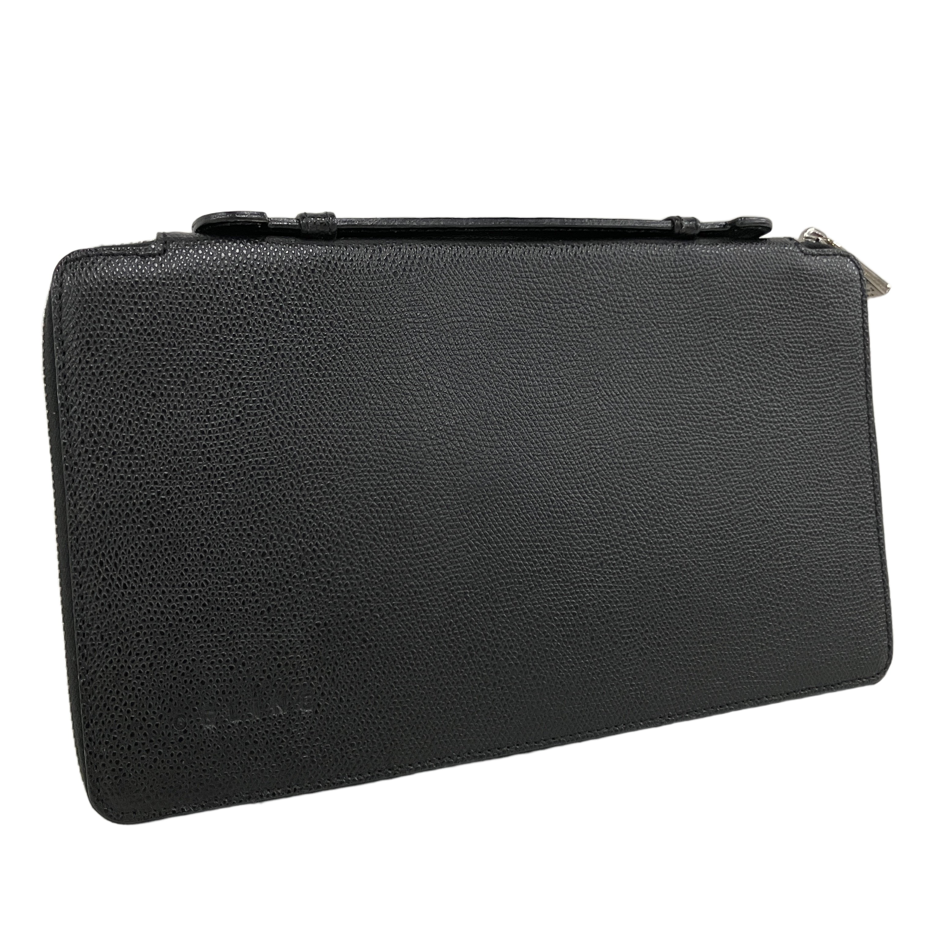 CELINE MC97 セカンドバッグ ブラック系 セリーヌ 収納多数 中古