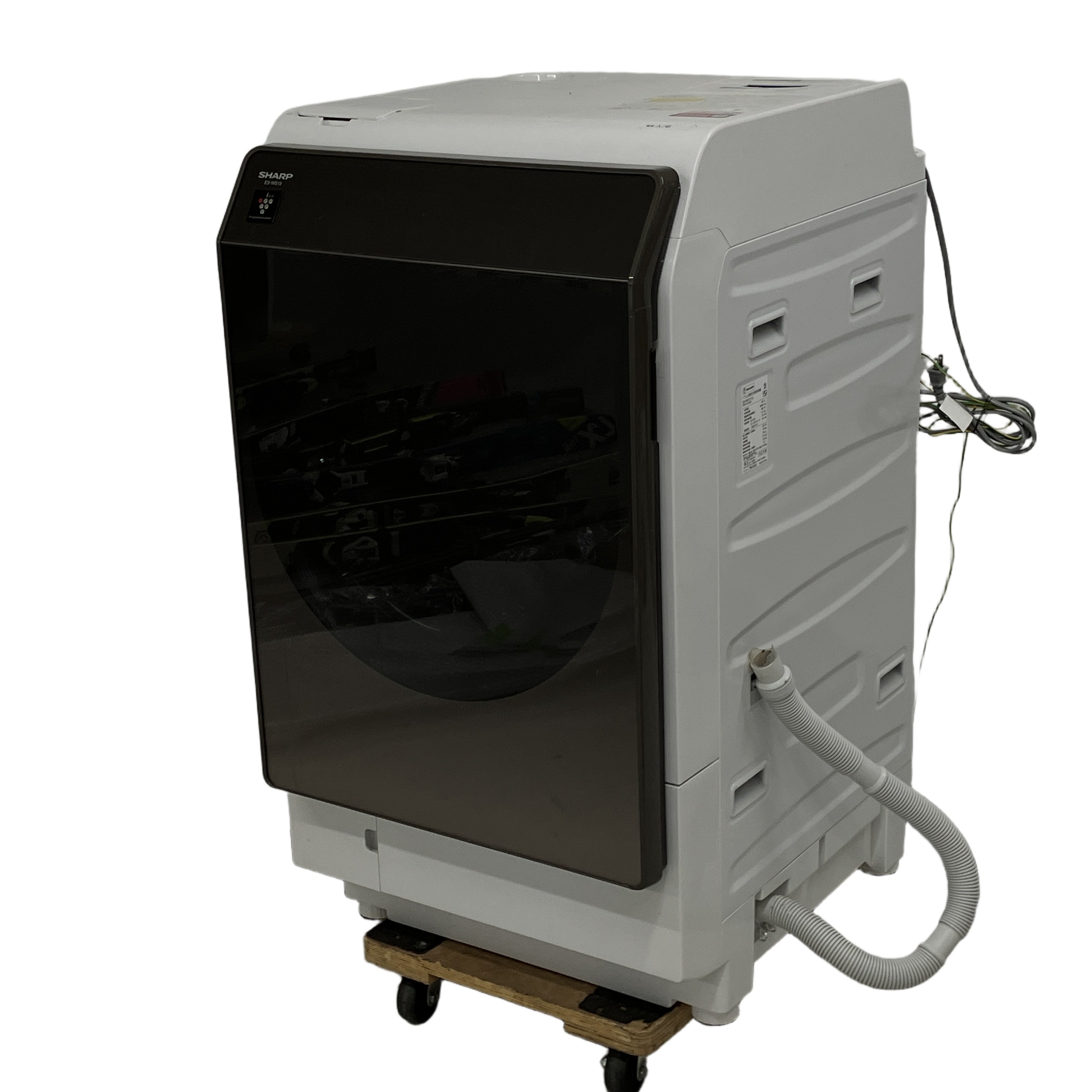 SHARP ES-WS13-TL ドラム式 洗濯乾燥機 2022年製 左開き 家電 シャープ 中古