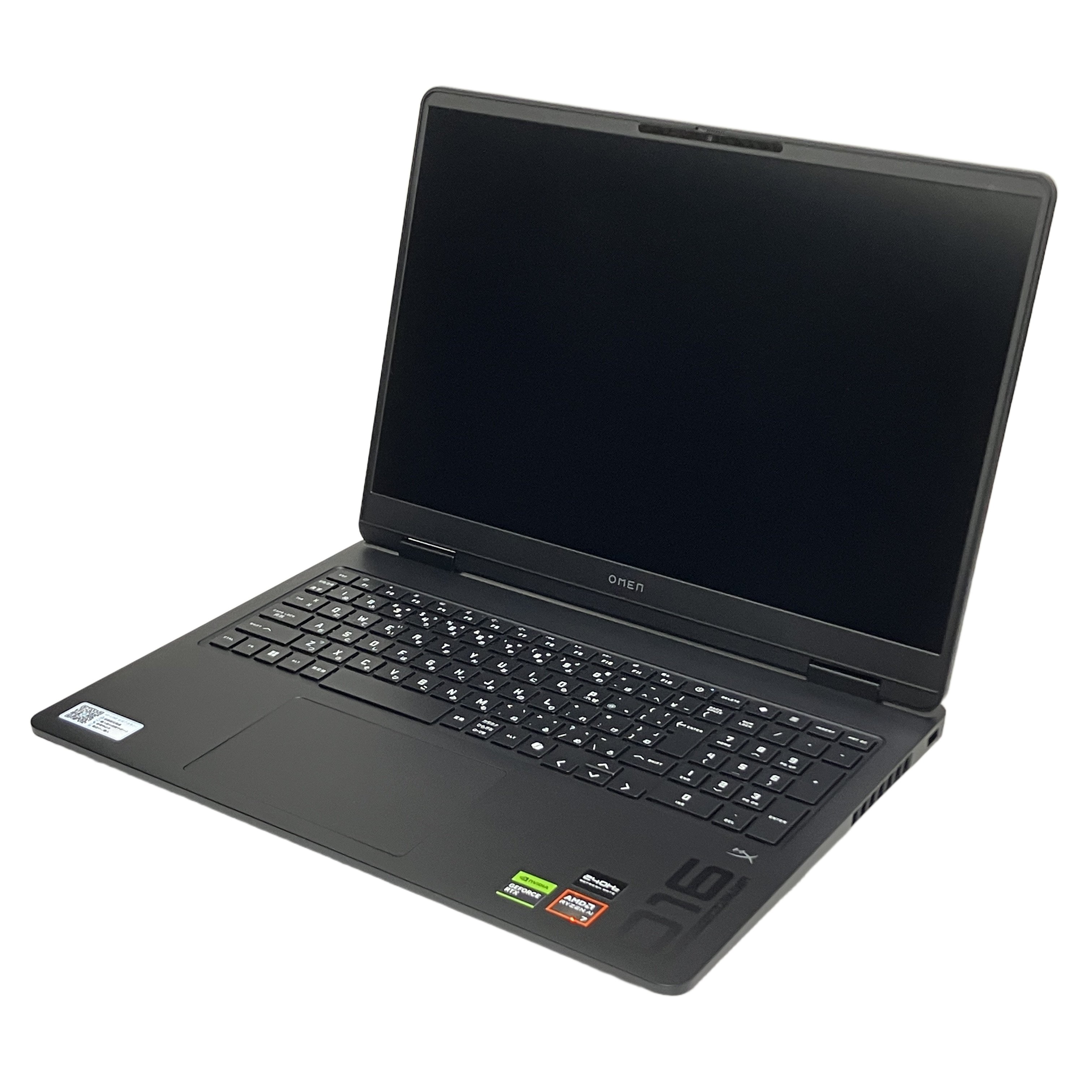 ★RTX 5060&Ryzen AI 7搭載 16型WQXGAの超ハイスペックゲーミングノート HP OMEN 16-ap0086AX ゲーミングノートPC 中古★