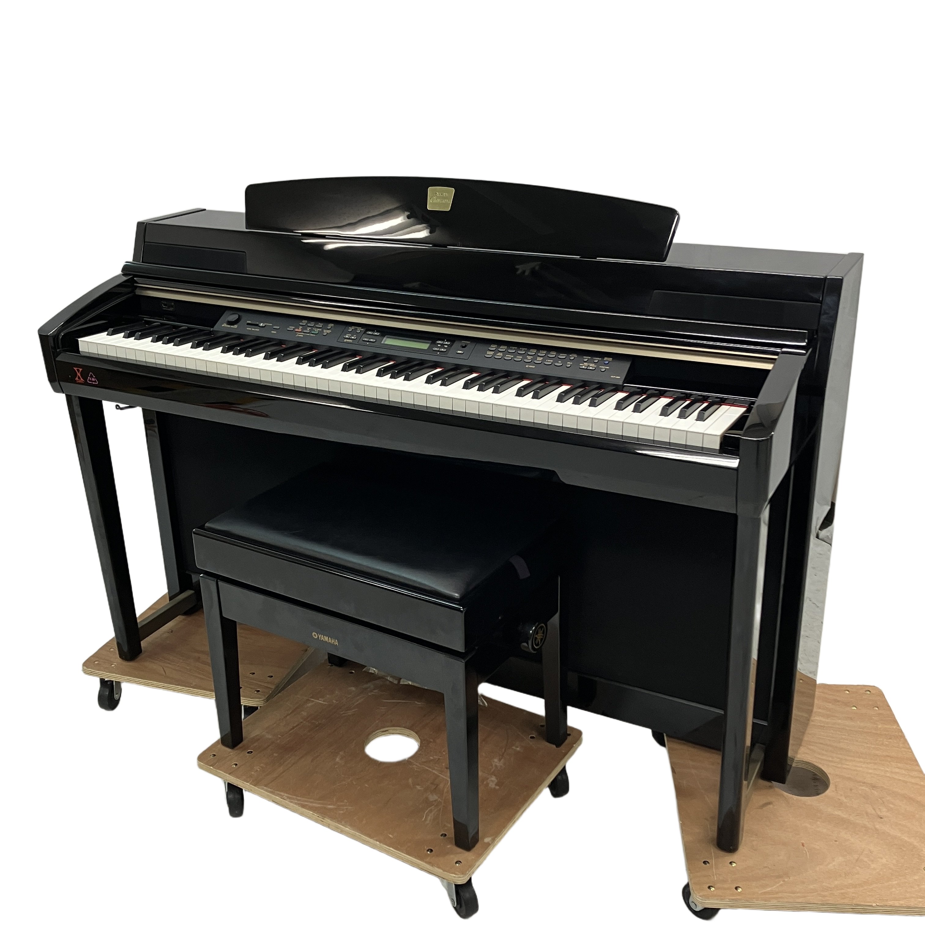 YAMAHA CLP-280 PE クラビノーバ 電子 ピアノ 楽器 88鍵 2007年製 椅子付 ヤマハ 中古