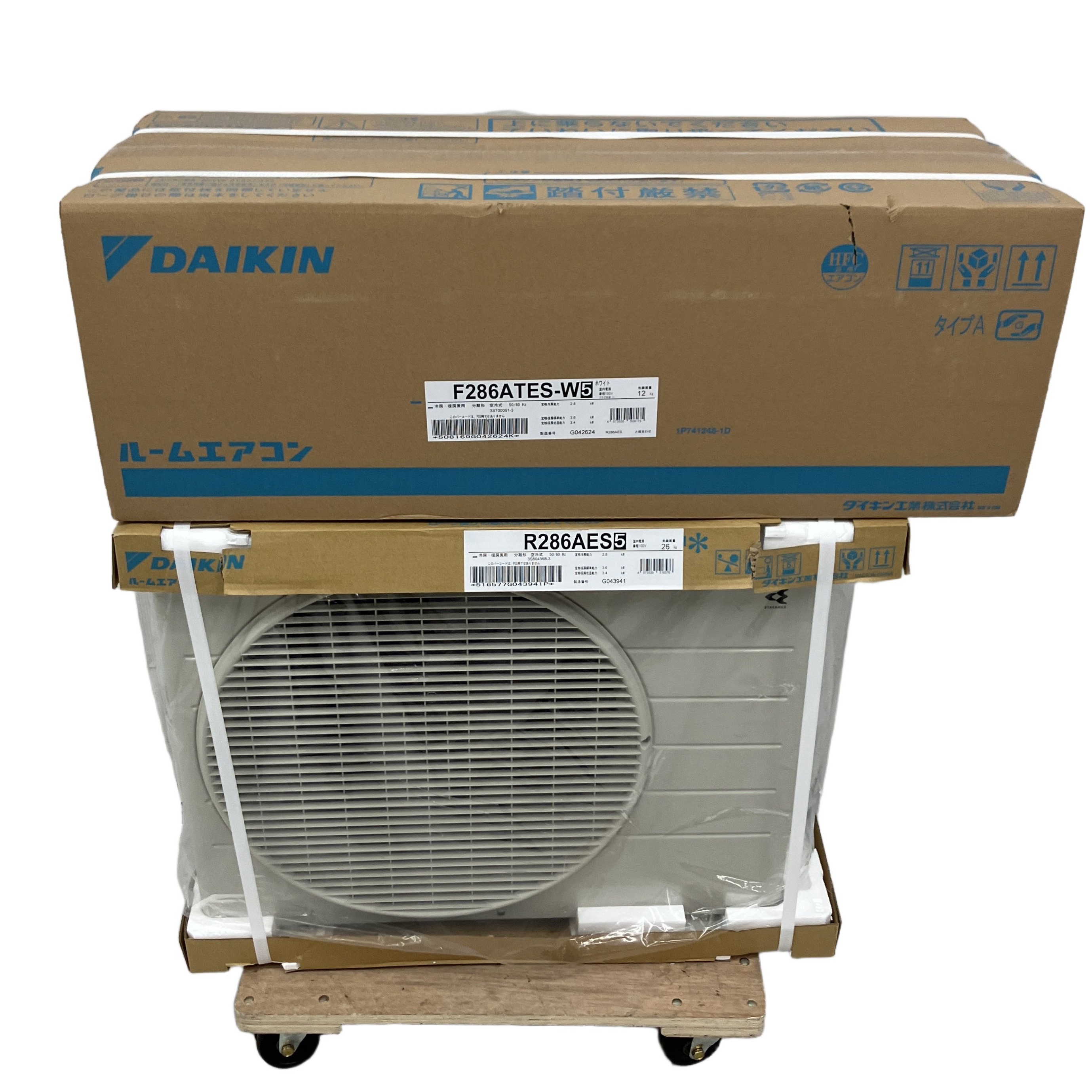 DAIKIN F286ATES-W5 R286AES5 ルームエアコン 10畳用 2.8kW ダイキン 未開封 未使用