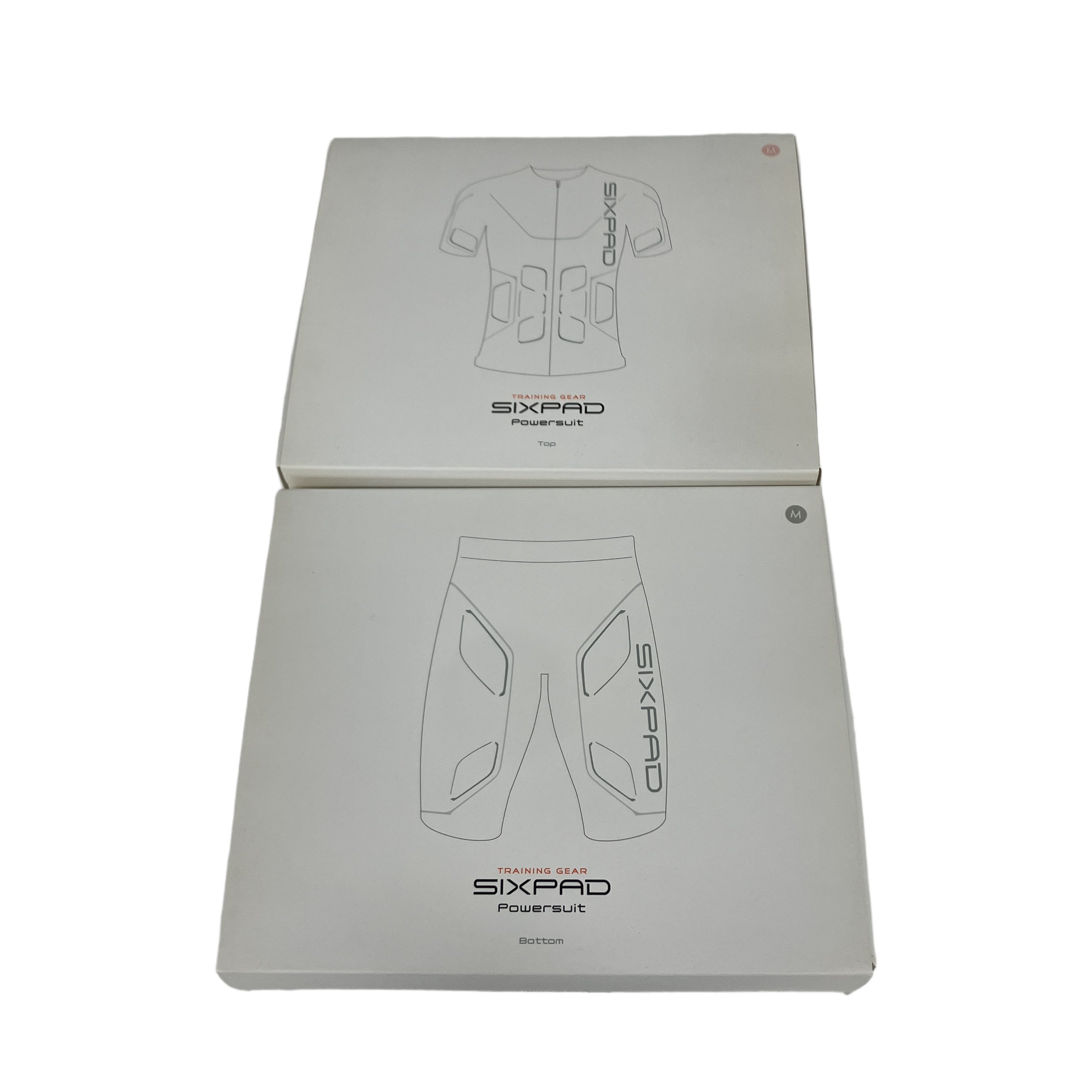 SIXPAD Powersuit TOP BOTTOM size M セット SE-AM00F/SE-AN00B 専用コントローラー付き 中古
