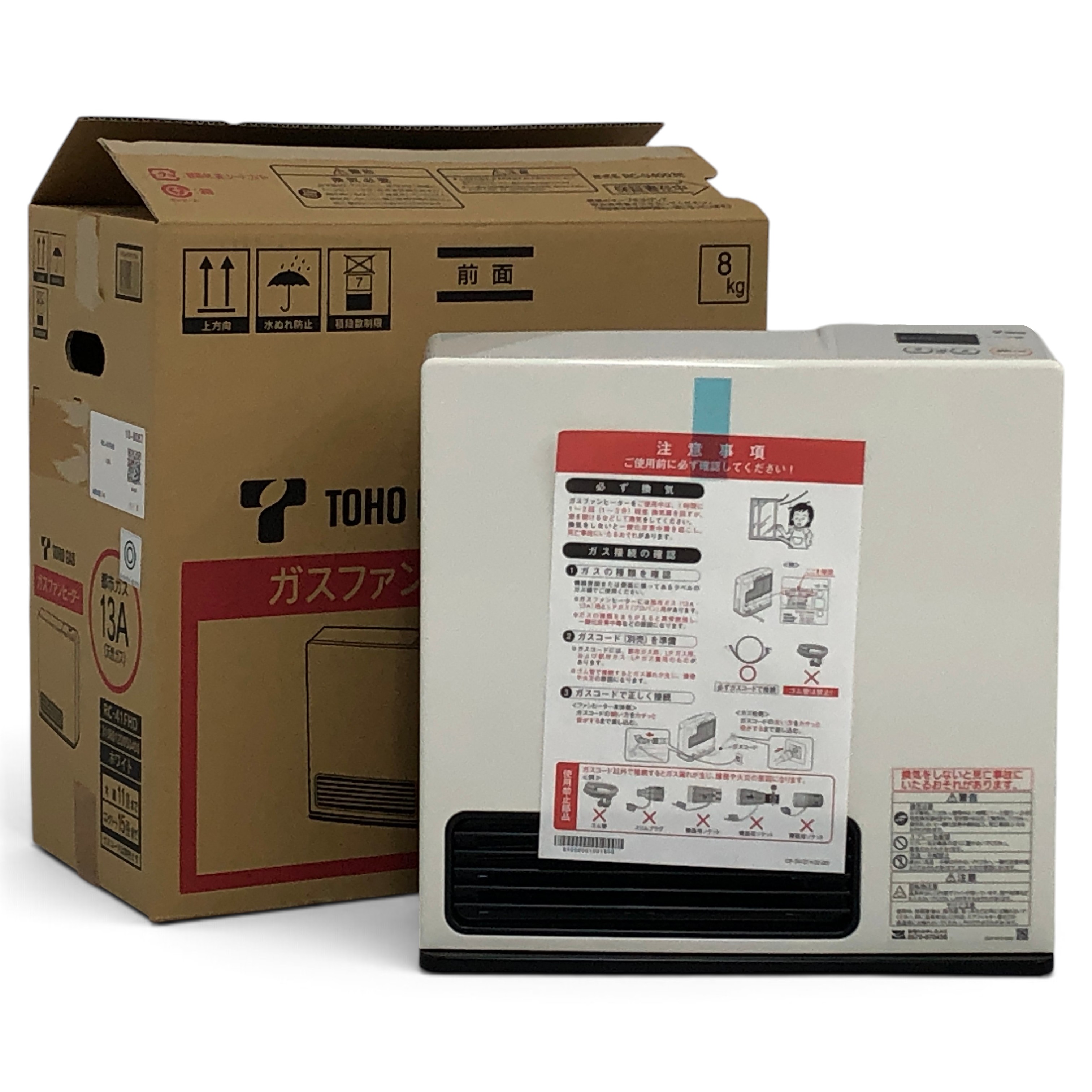 Rinnai RC-U4003E TOHO GAS RC-41FHD ガスファンヒーター リンナイ 都市ガス 未使用