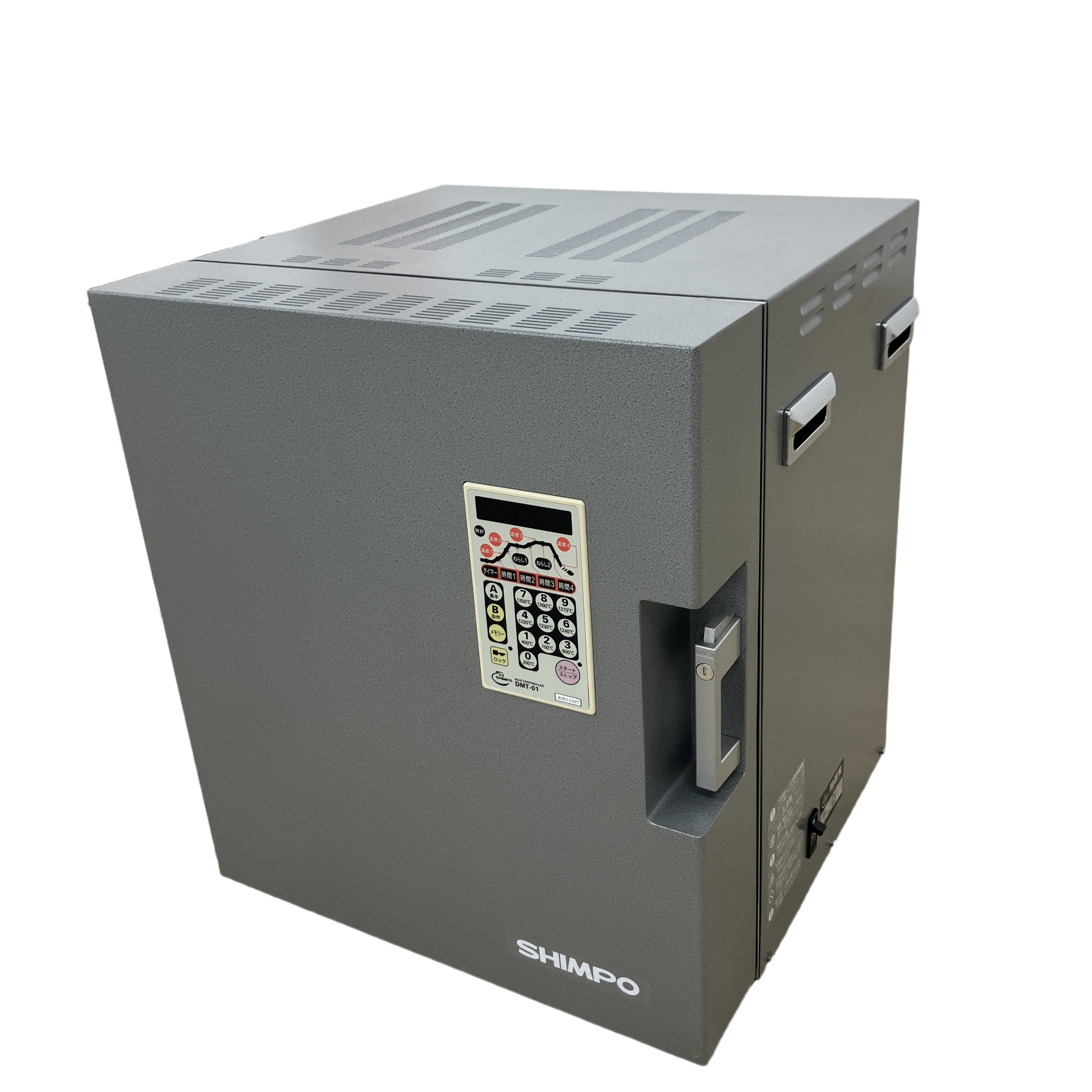 SHIMPO DMT-01 小型電気窯 100V 陶芸窯 日本電産シンポ 2007年製 電気炉 通電認済 中古