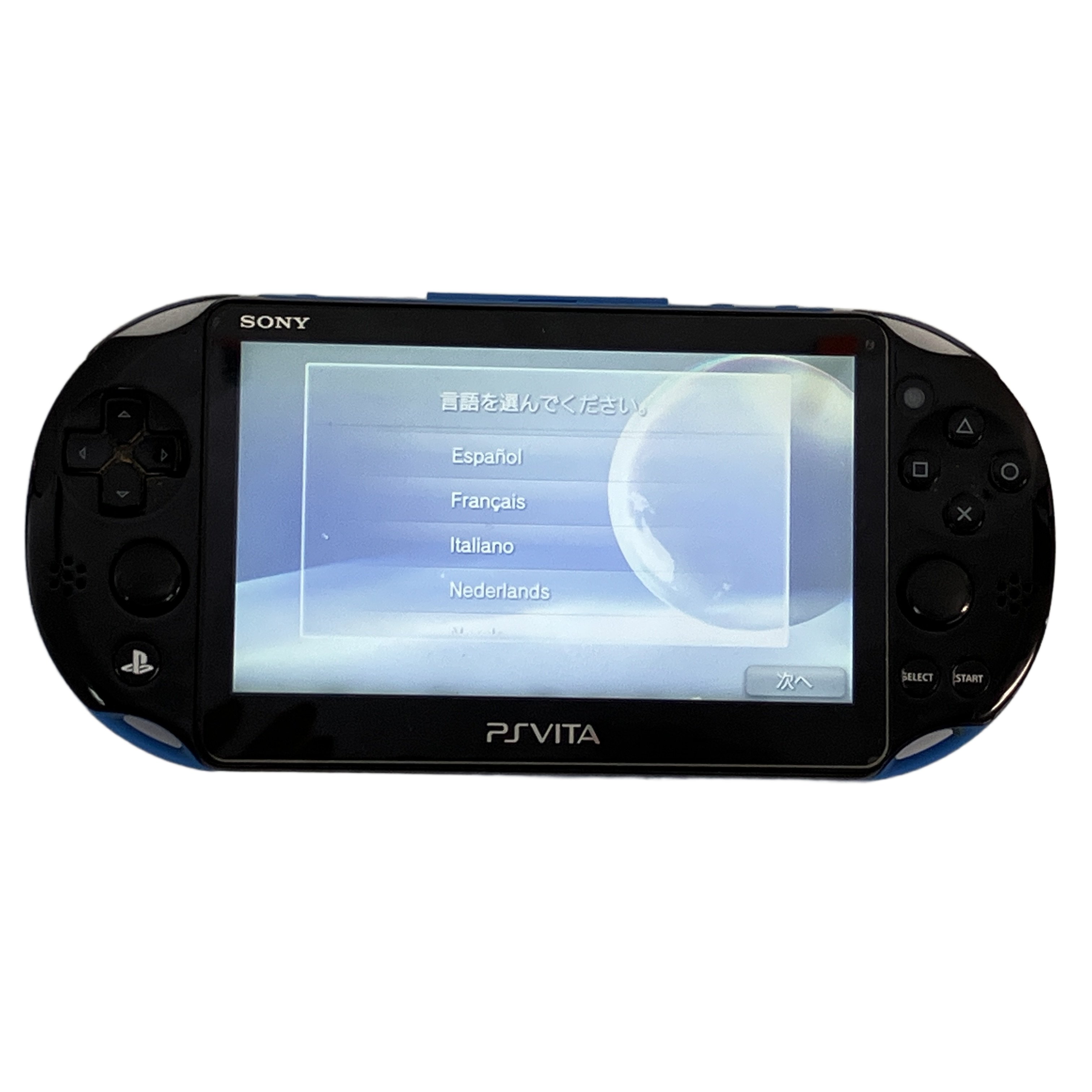 SONY PCH-2000 PlayStation Vita アクア・ブルー ゲーム機本体 プレステ ソニー 中古 訳あり