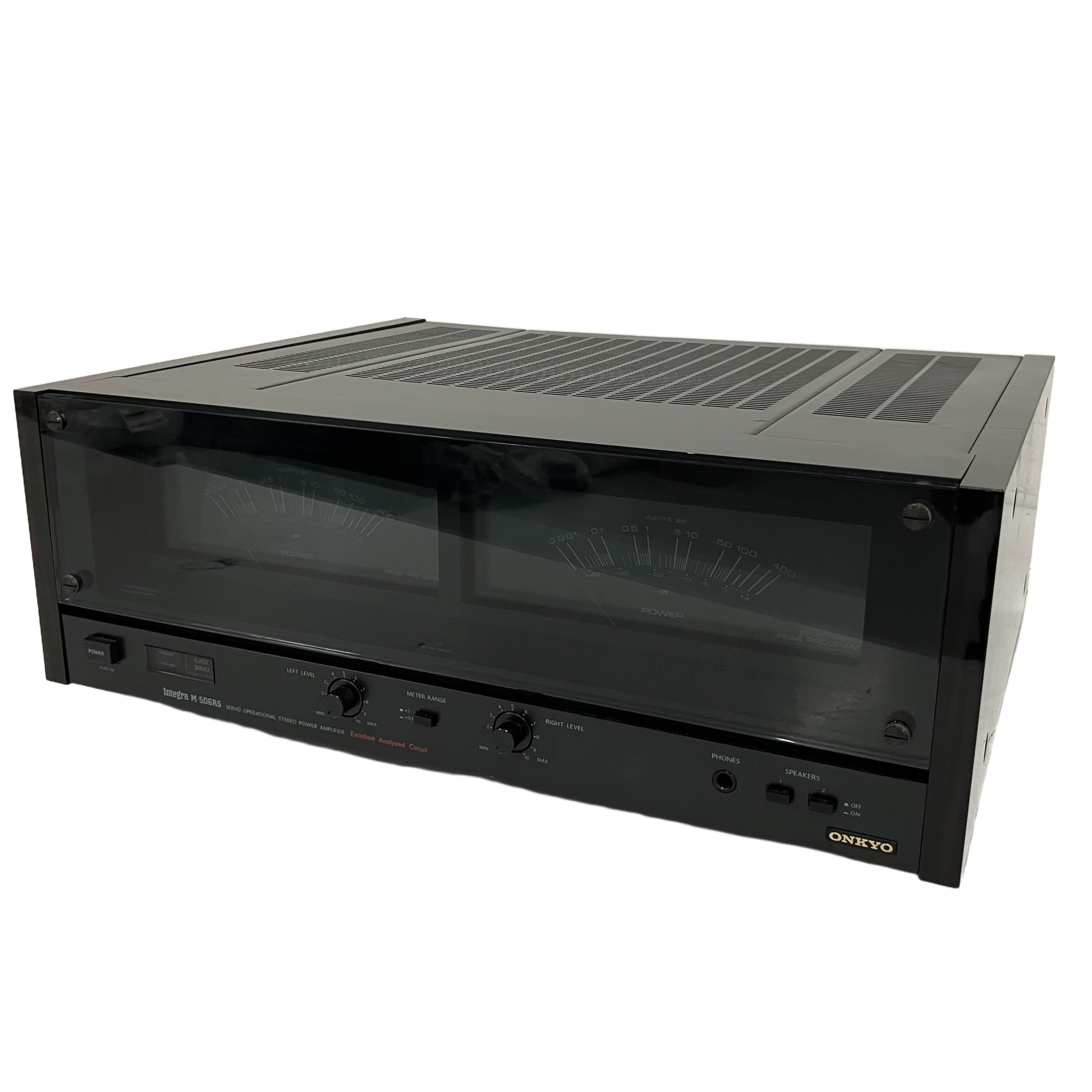 ONKYO Integra M-506RS ステレオパワーアンプ メーター点灯 オンキヨー 中古