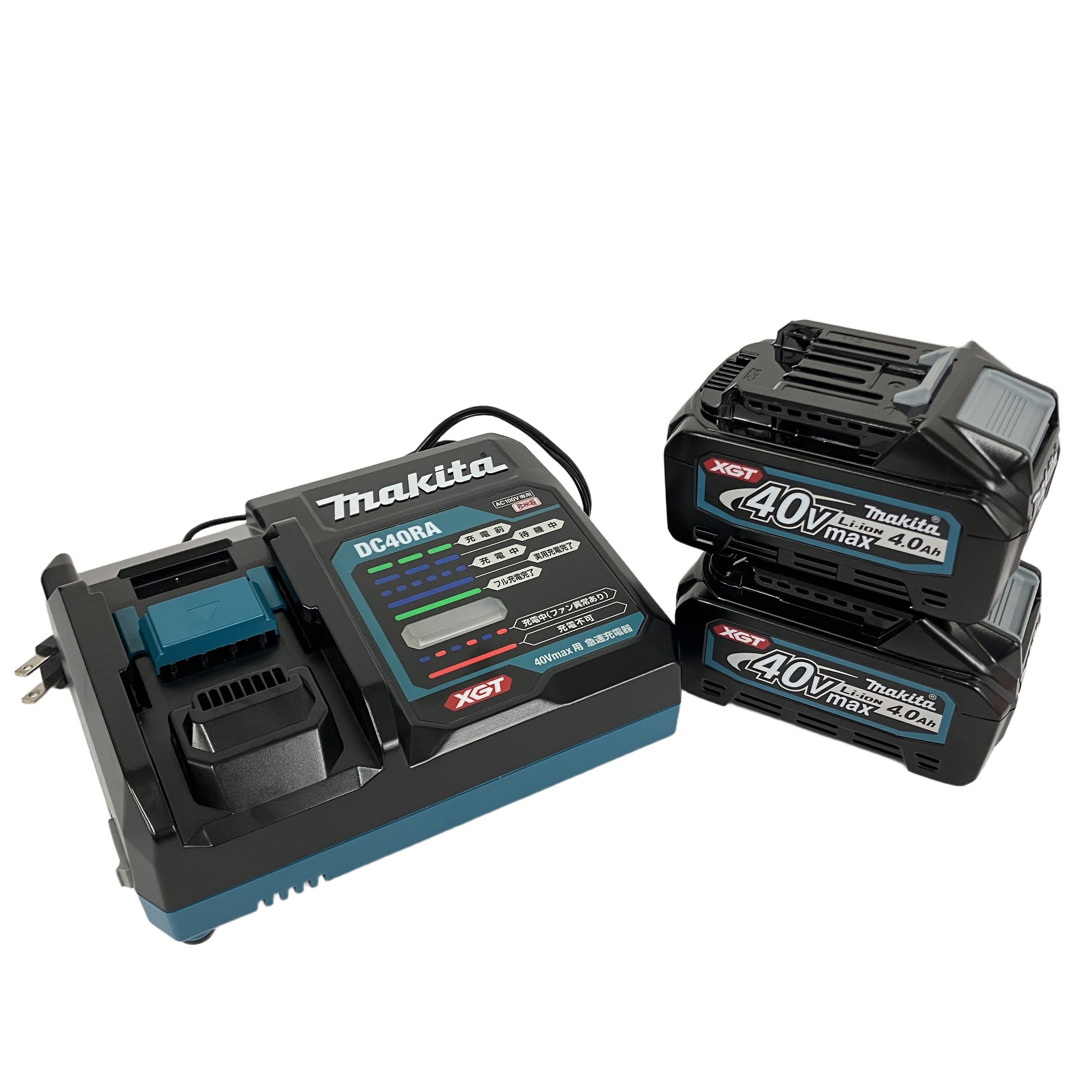 makita マキタ 40Vmax 急速充電器 DC40RA バッテリー BL4040 中古 美品