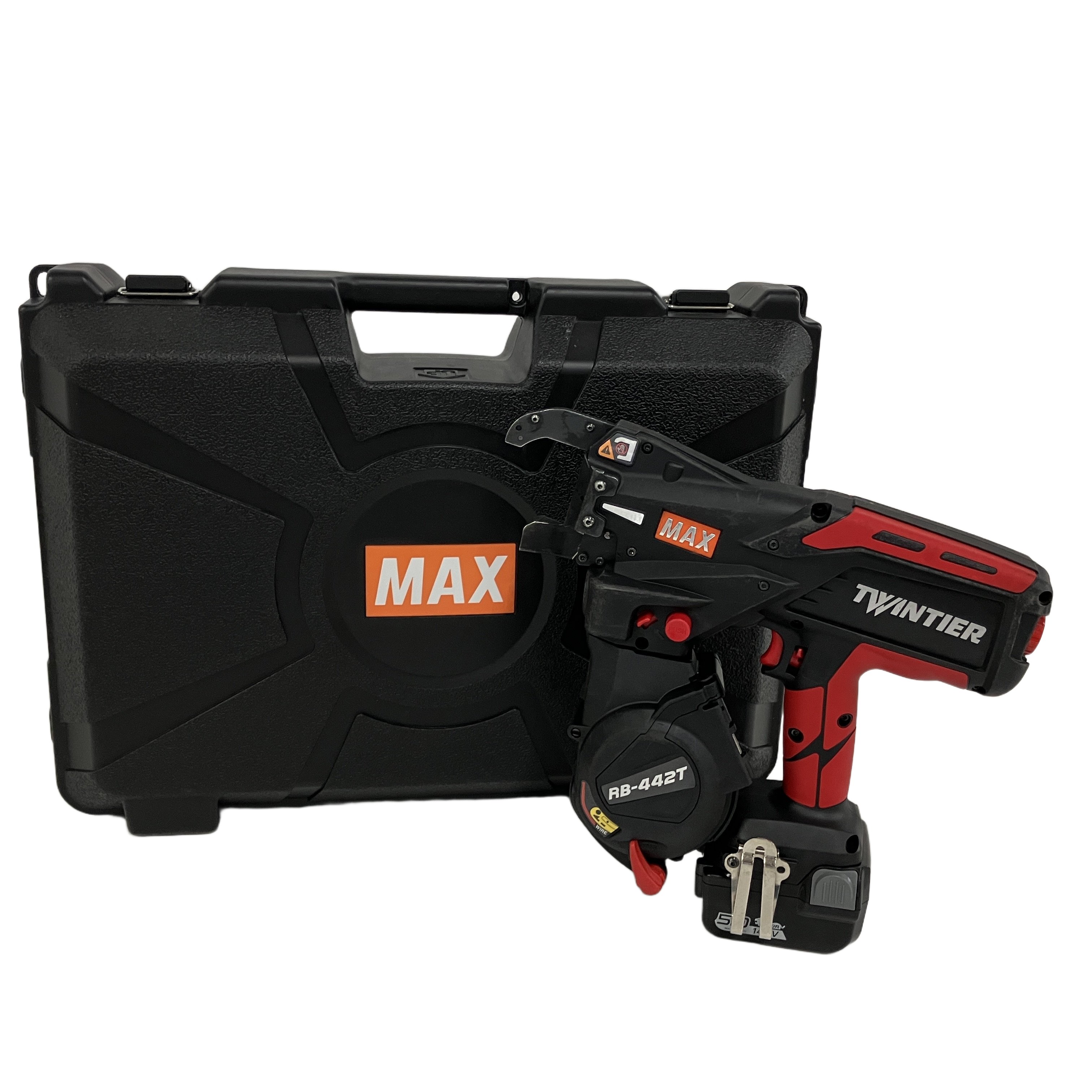 MAX RB-442T 鉄筋結束機 バッテリー2個セット 電動工具 マックス 中古