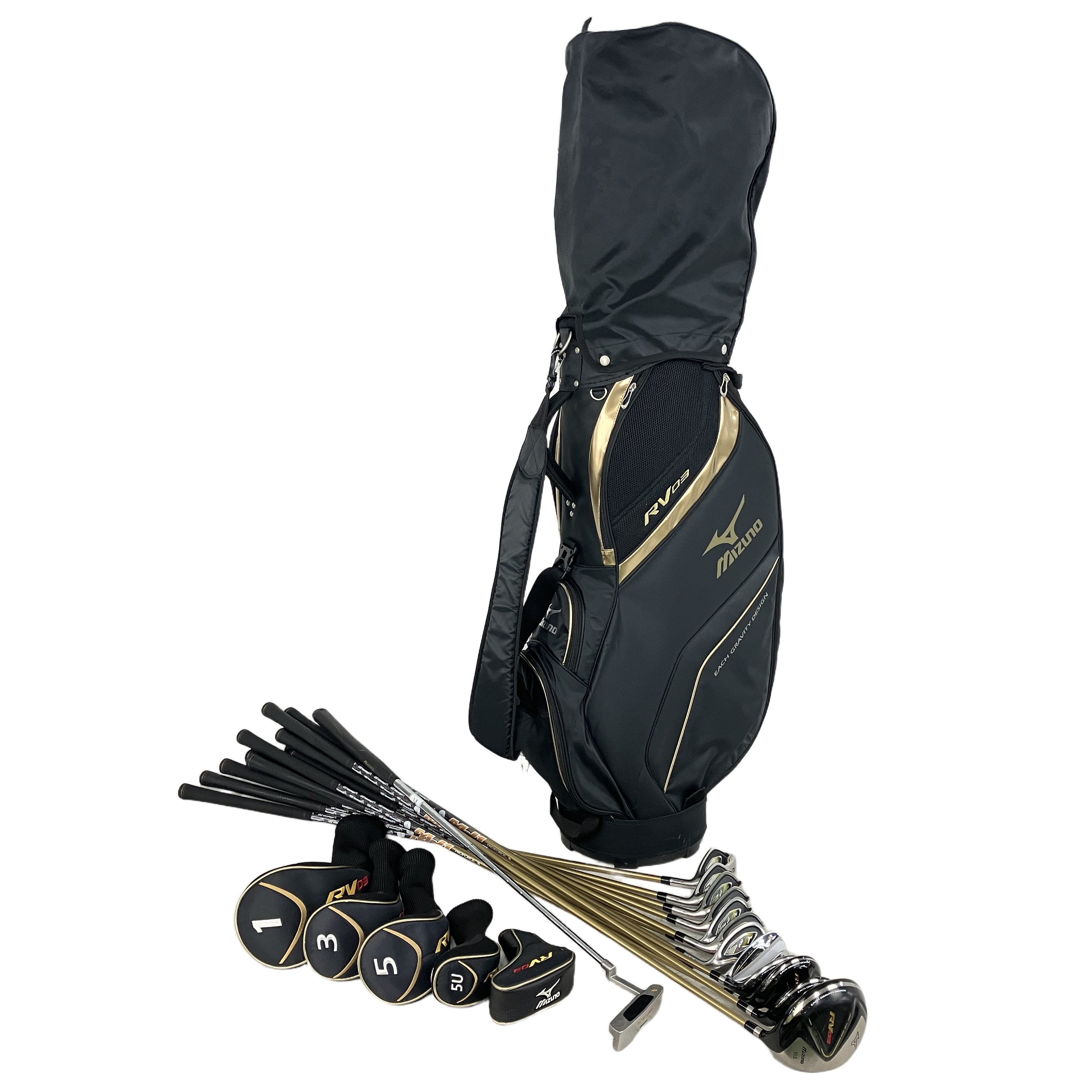 MIZUNO ミズノ RV03 ゴルフセット クラブ13本 キャディバッグ付 ゴルフ用品 中古
