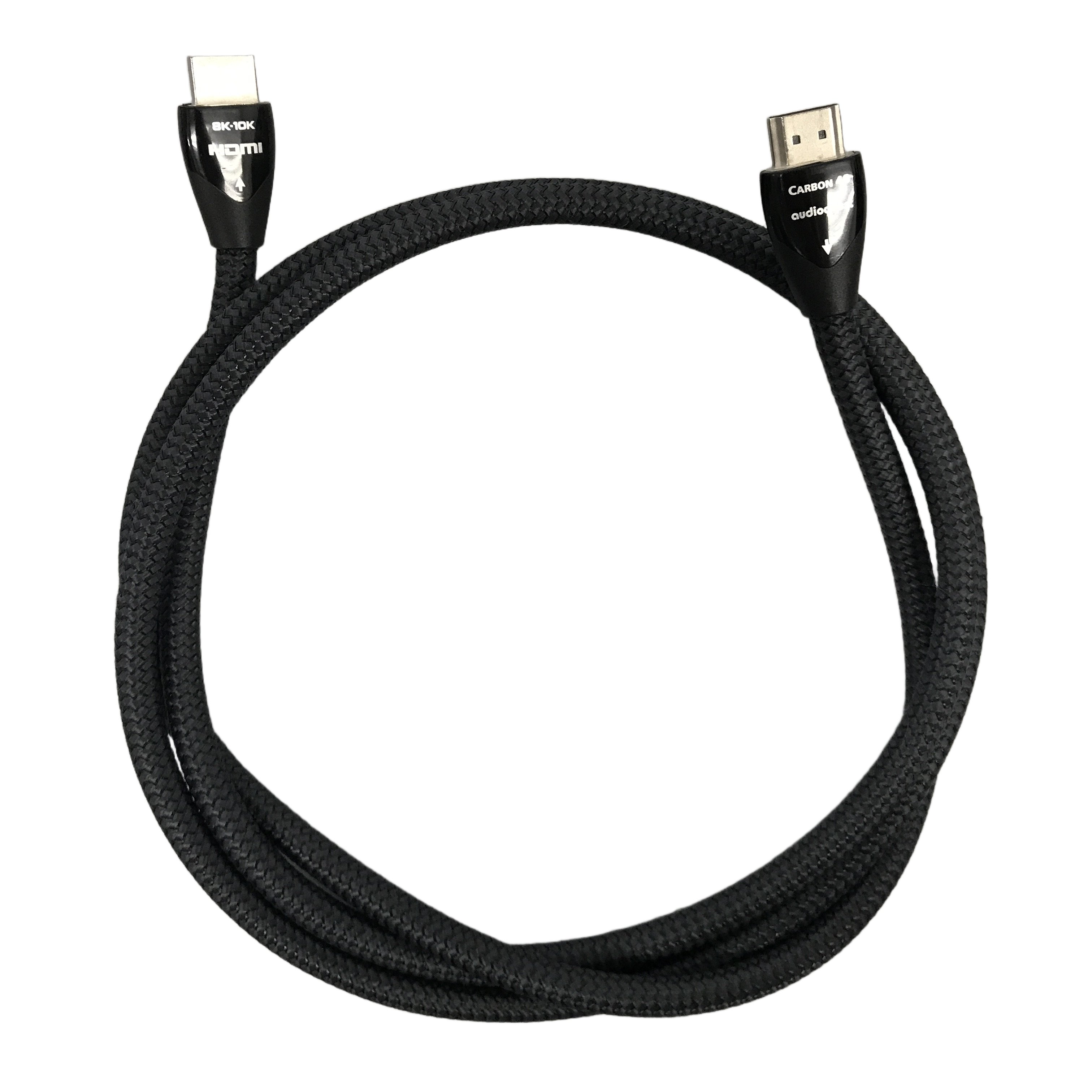 AudioQuest Carbon48 CAR48G/1.5M ハイエンドHDMIケーブル 5%シルバー Ultra High Speed 対応 中古