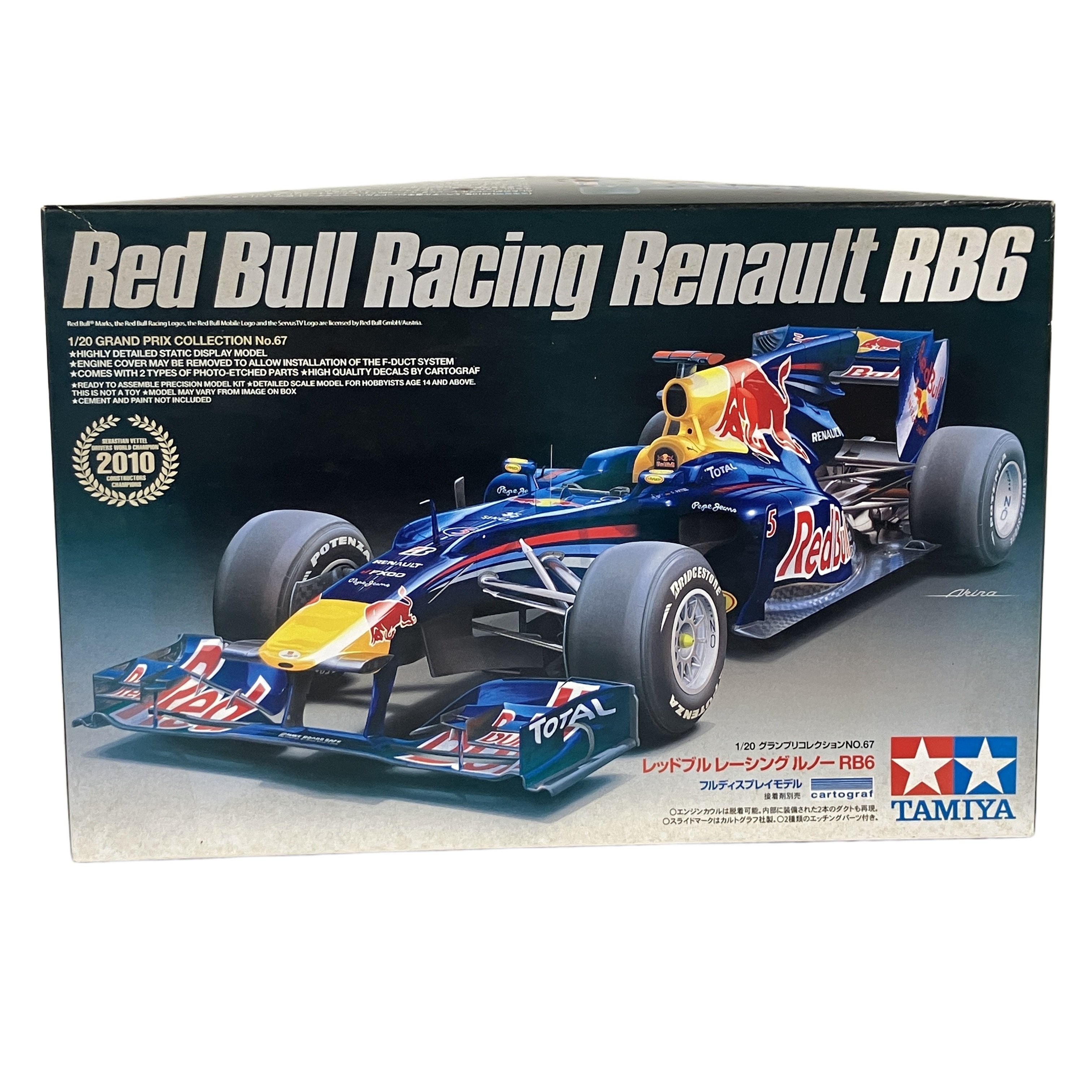 TAMIYA 20067 5400 1/20 RedBull Racing Renault RB6 2010 タミヤ レッドブル プラモデル 未組立 未使用