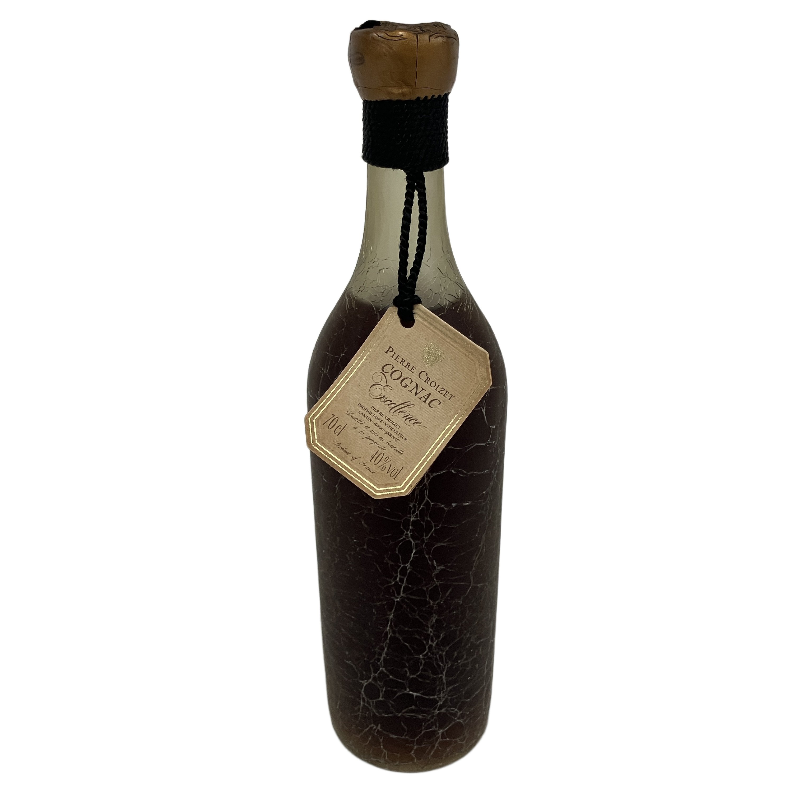 未開栓 希少 ピエール クロアーゼ エクセレンス 700ml 40% クラックボトル コニャック ブランデー 古酒