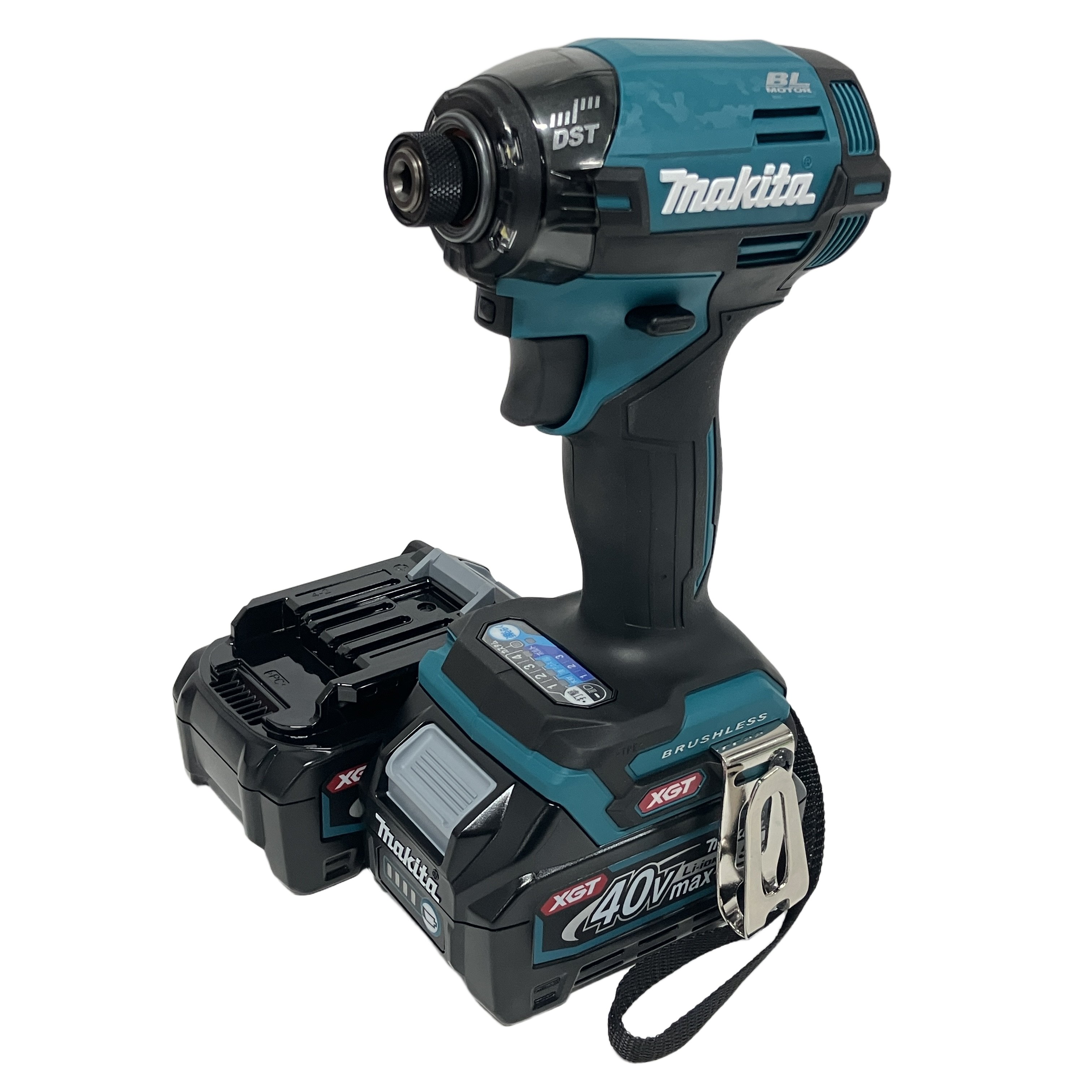 makita TD002G 充電式 インパクト ドライバ マキタ バッテリー 2本 セット 電動 工具 中古 美品