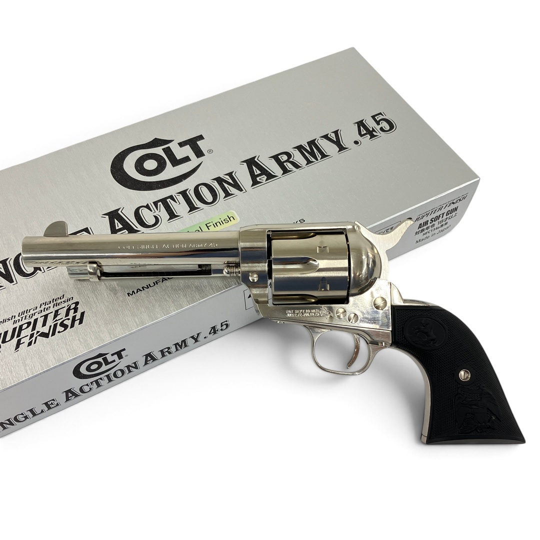 Tanaka Works タナカワークス COLT SINGLE ACTION ARMY .45 ニッケルフィニッシュ ペガサス S.A.A.45 ガスガン 中古