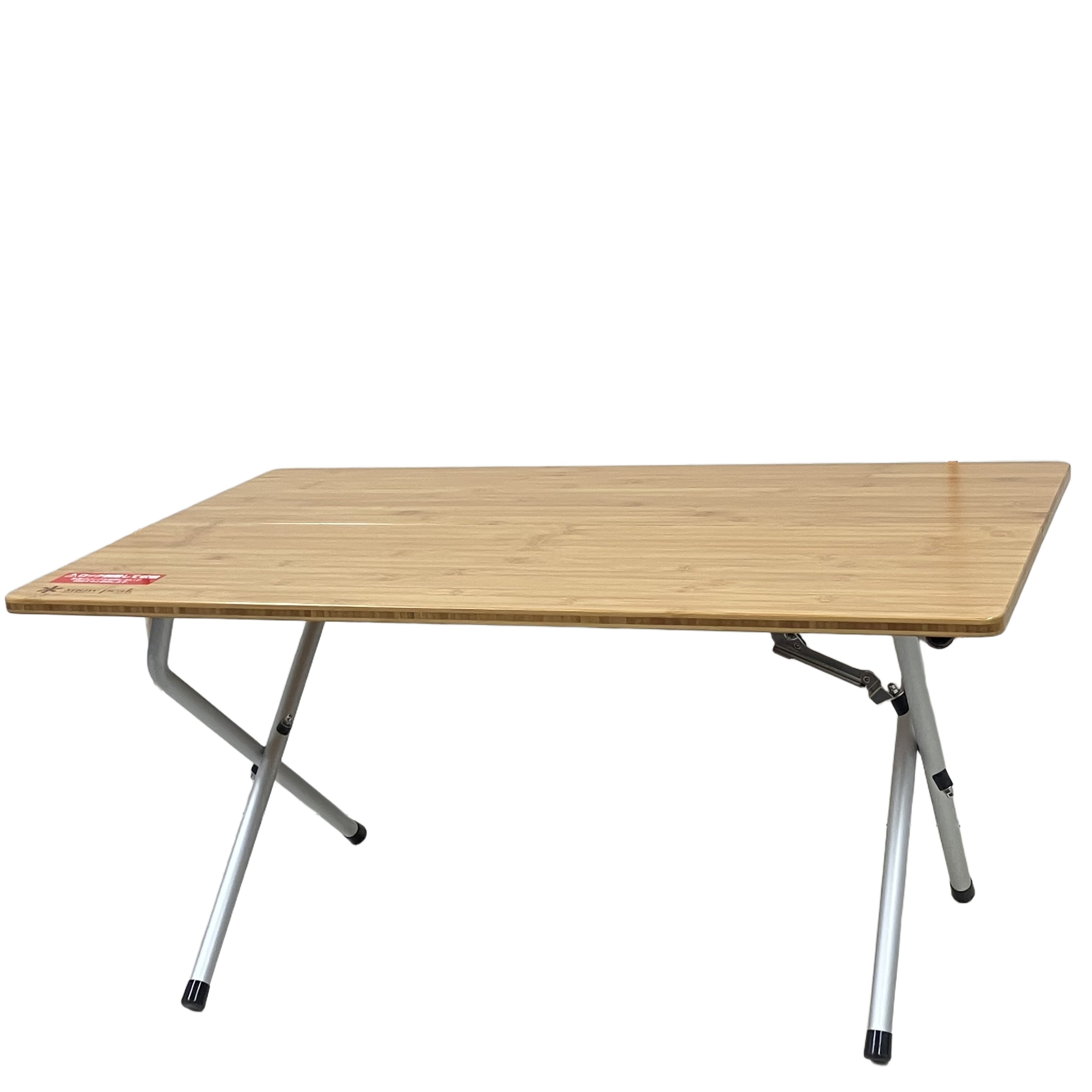 snow peak LV-100TR ワンアクションローテーブル竹 アウトドア用品 キャンプギア 中古