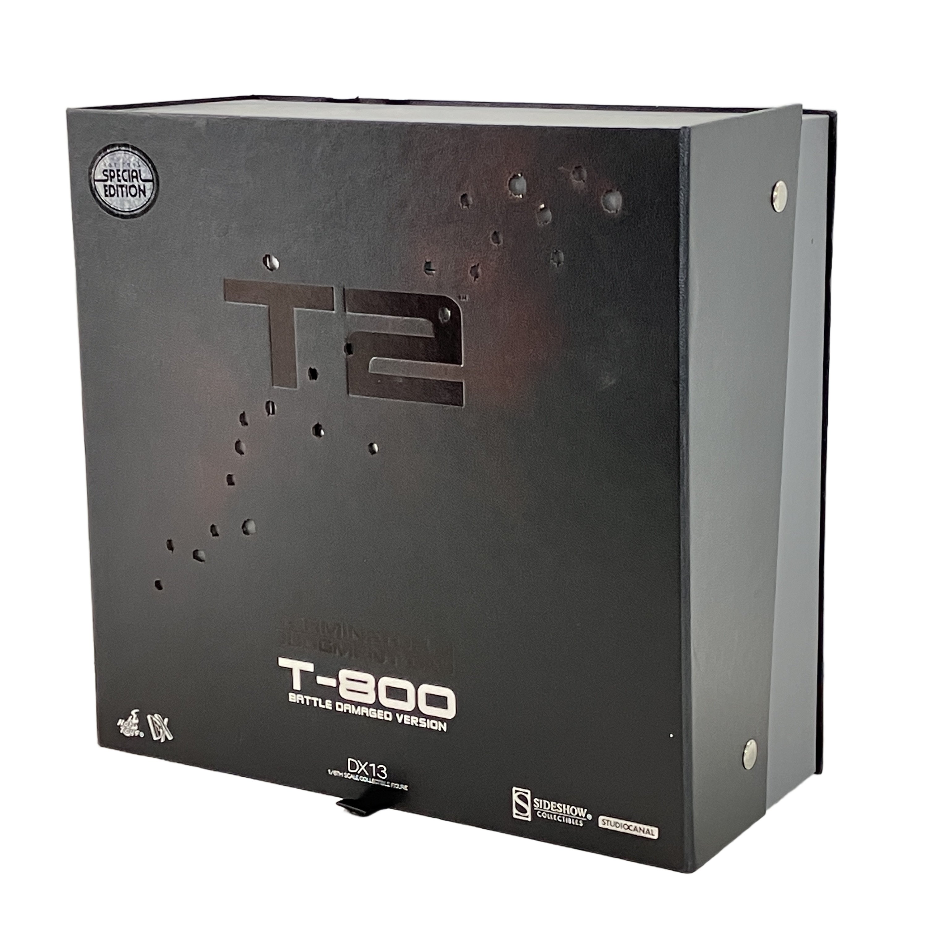 Hot Toys DX #13 T-800 ターミネーター2版 バトルダメージ版 1/6スケール約32cm フィギュア ホット トイズ 中古 美品