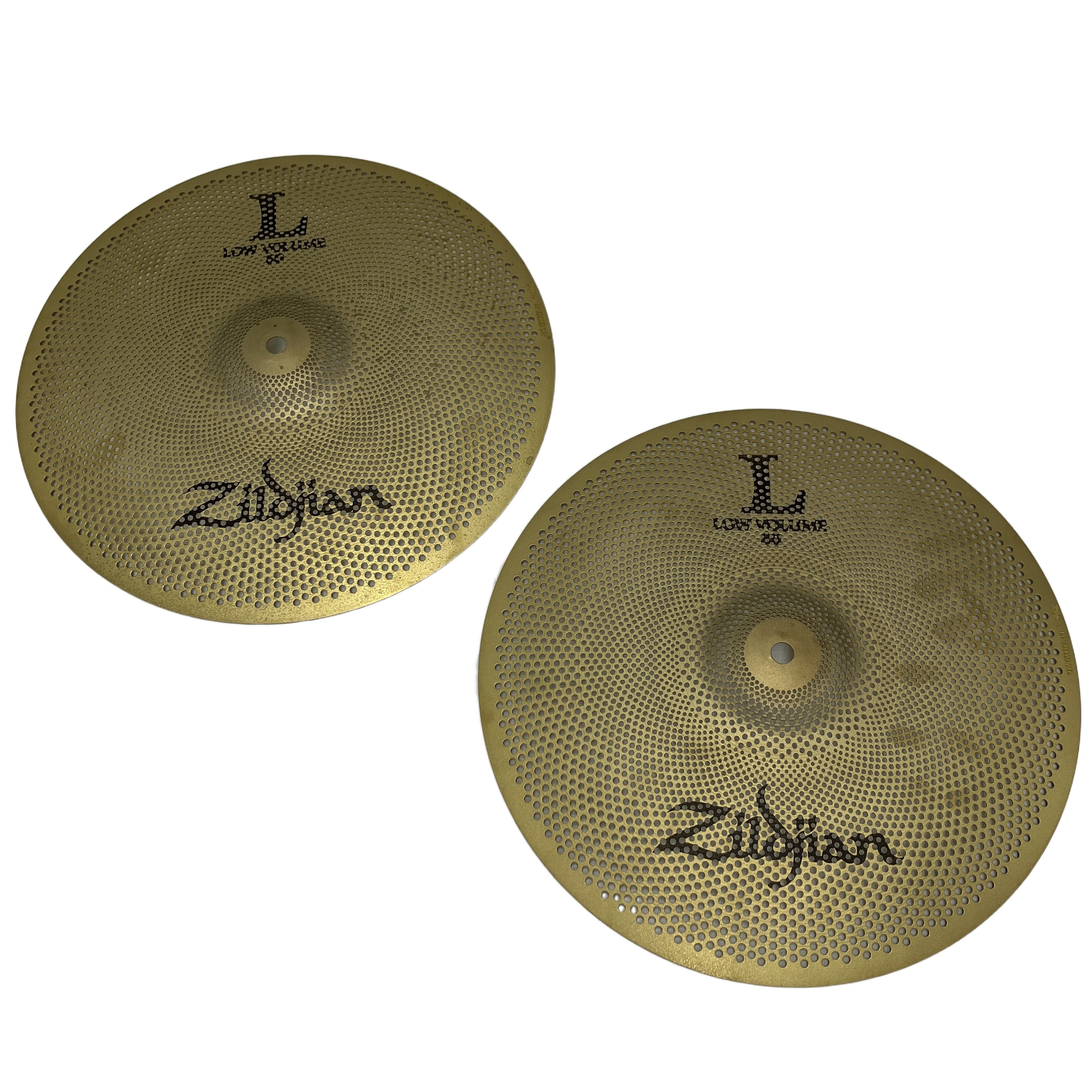 Zildjian L80 Low Volume 14インチ 2個セット ローボリューム シンバル 練習用シンバル 静音 中古
