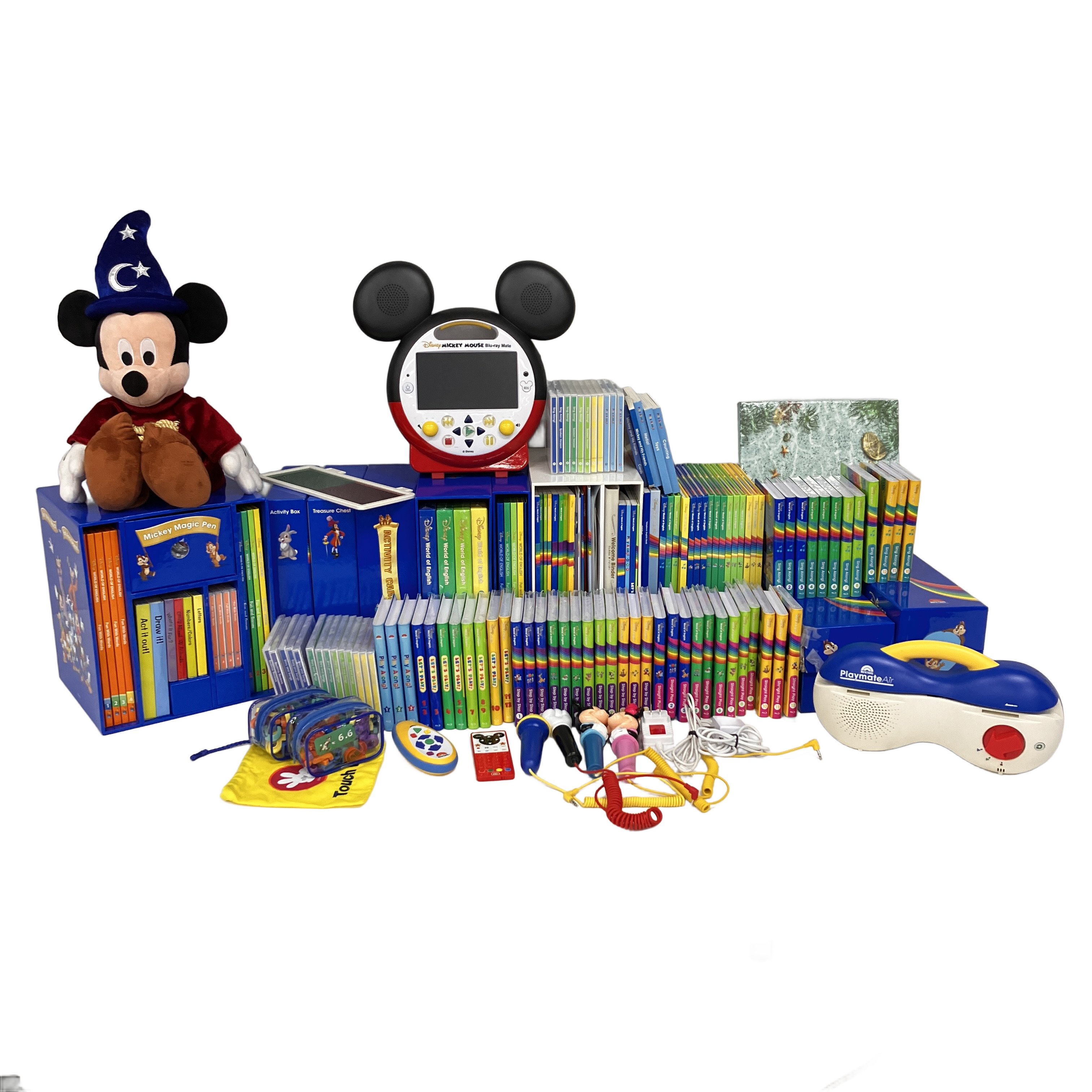 DWE ディズニー ワールドオブイングリッシュ MTDSGAQL 2019年頃 フルセット 教材 中古