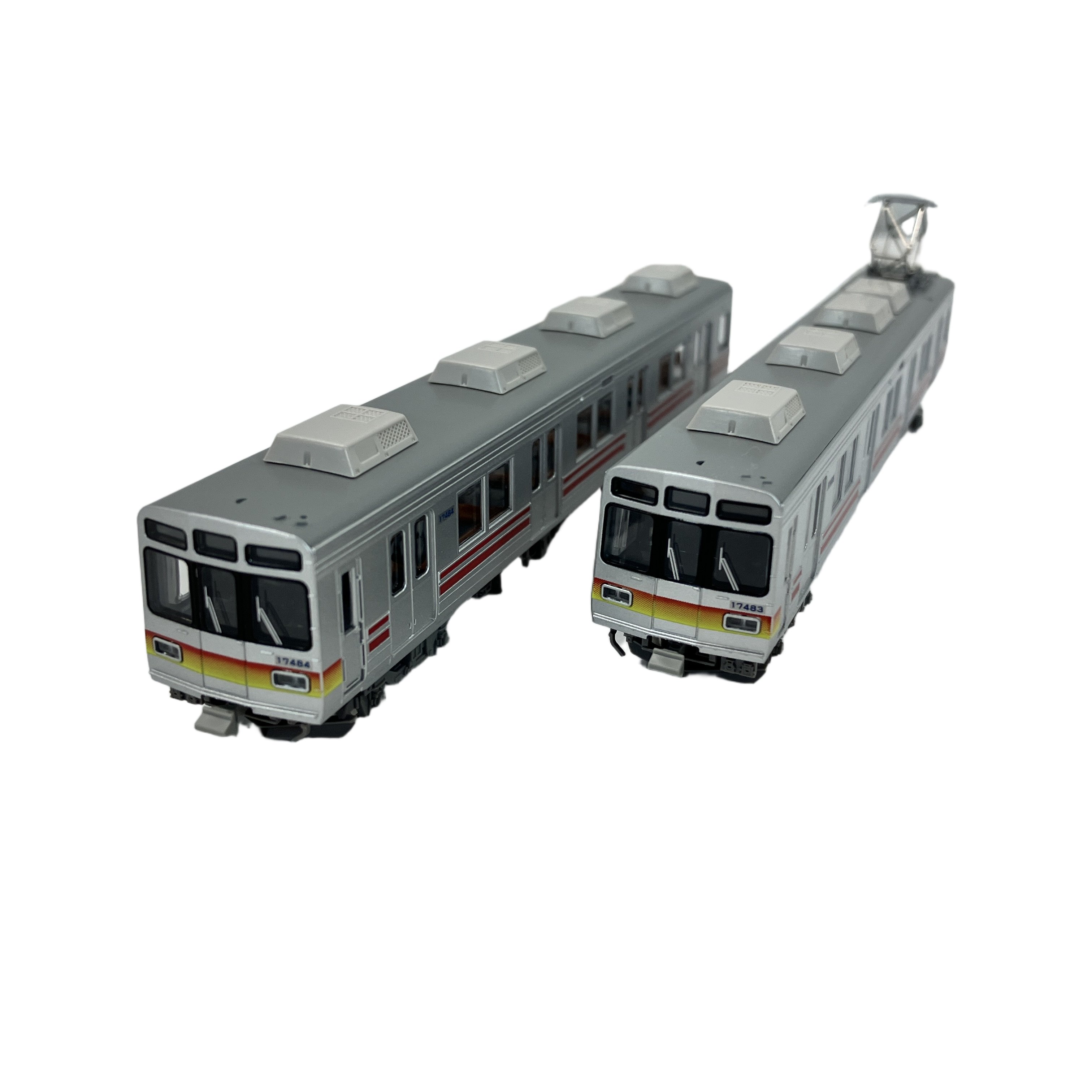 GREENMAX 30984 富山地方鉄道 17480形 前面グラデーション帯 第2編成 2両セット 鉄道模型 Nゲージ グリーンマックス 中古