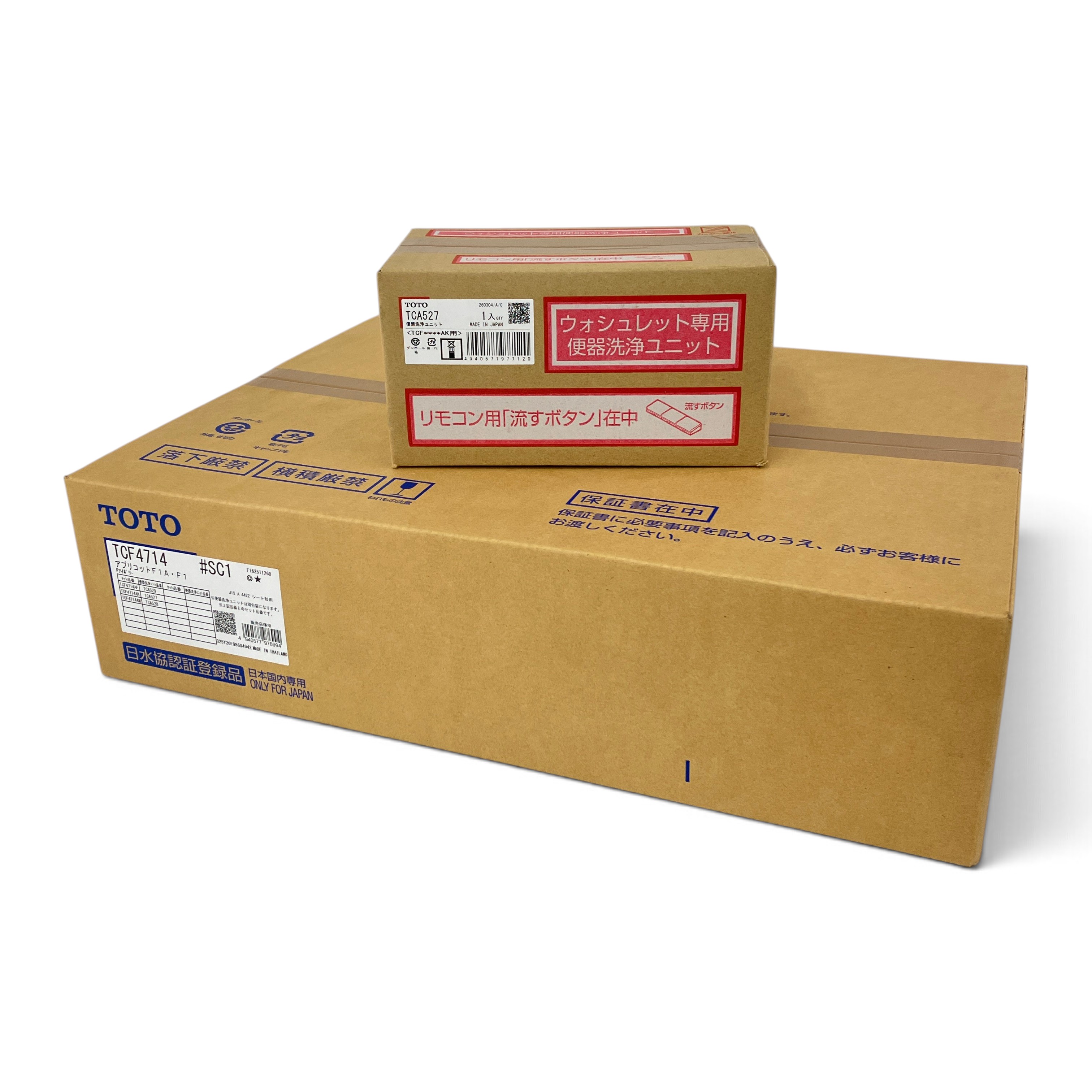 TOTO TCF4714AK TCF4714 TCA527 ウォシュレット 温水洗浄便座 ユニットセット アプリコット 未開封 未使用