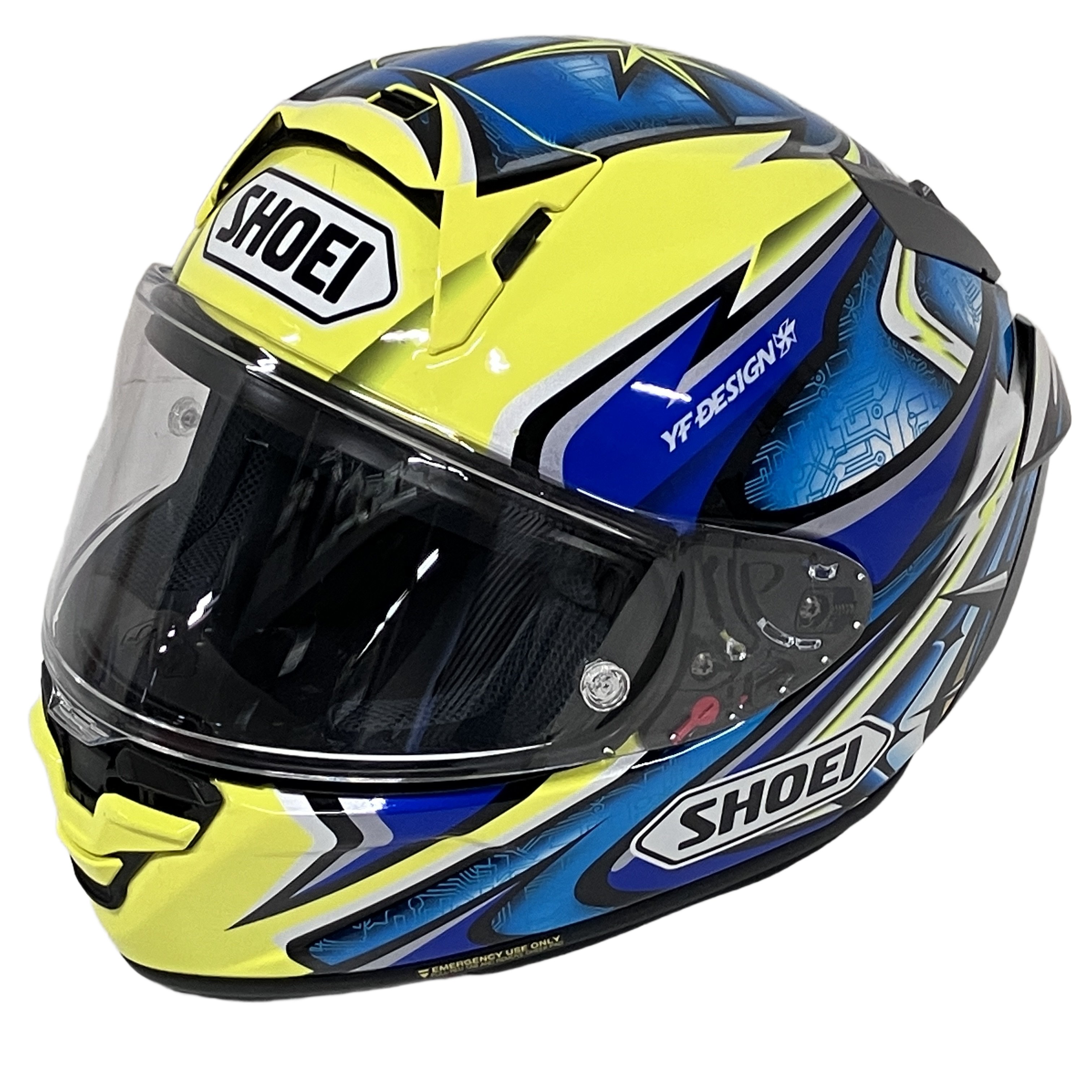 SHOEI X-Fifteen YF DESIGN フル フェイス ヘルメット 2024年製 XL 61-62cm ショウエイ バイク 用品 中古