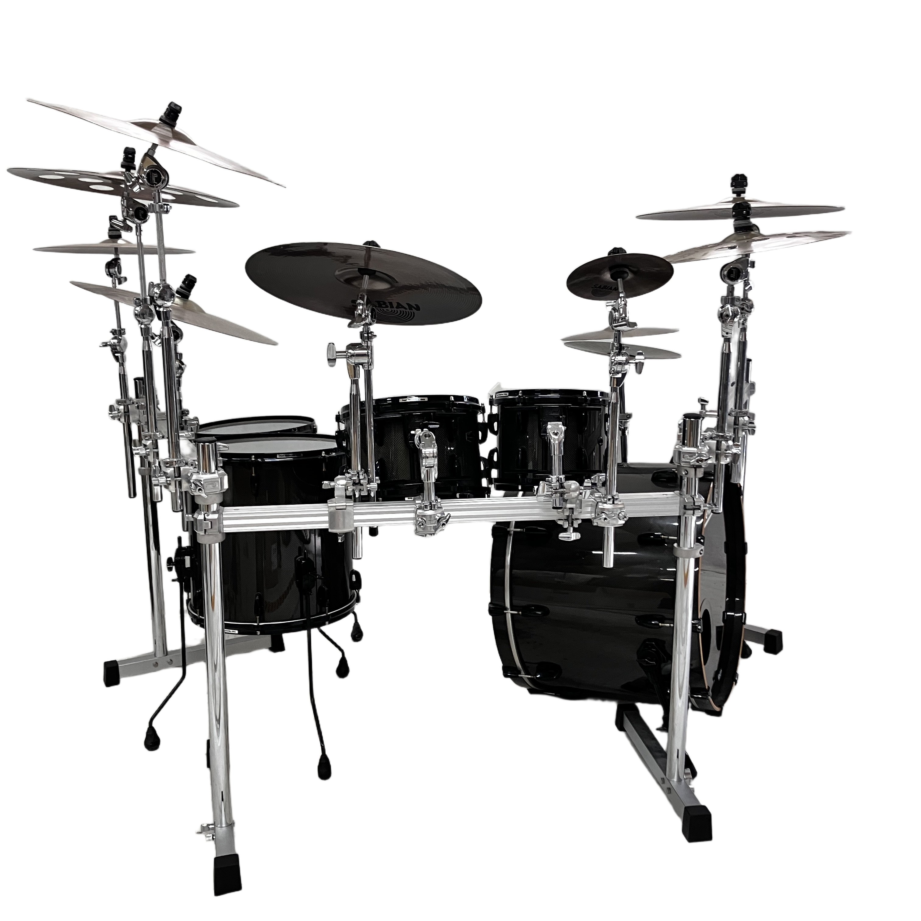 Pearl CARBONPLY MAPLE SHELL SABIAN ドラムセット スタンド パール セイビアン 打楽器 中古