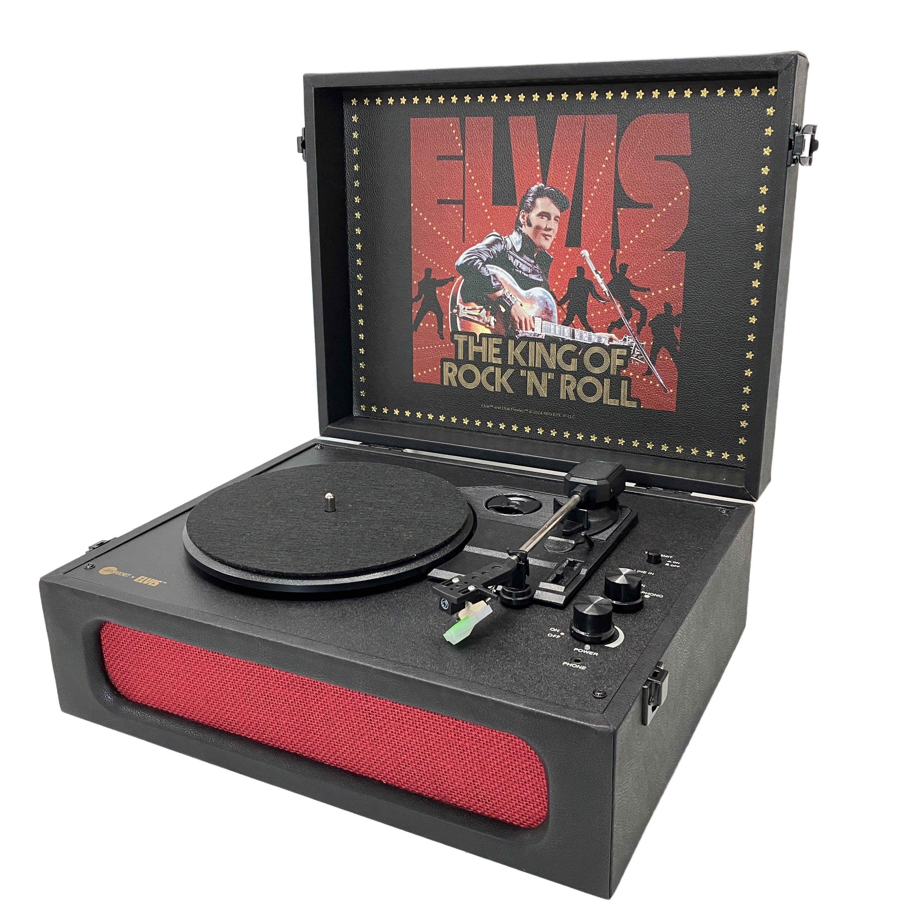 ARKROCKET×ELVIS ARCP01-EP68 Bluetooth ポータブルレコードプレーヤー 中古