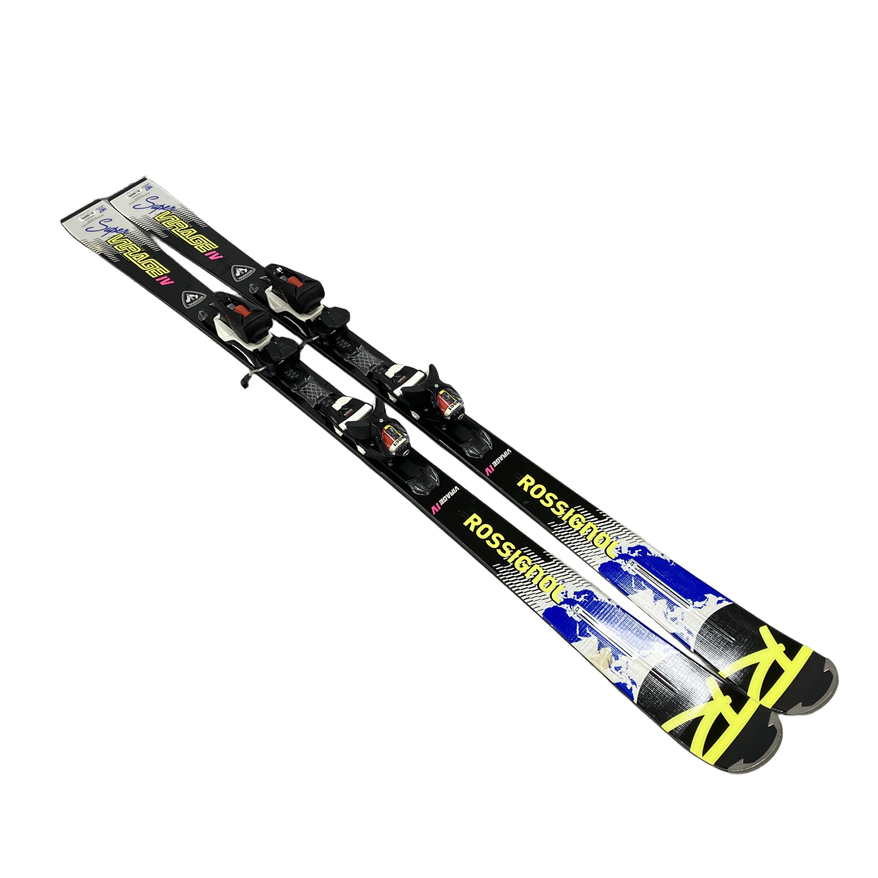 ROSSIGNO SUPER VIRAGE IV 167cm スキー板 LOOK NX 12 ビンディング付き ロシニョール 中古