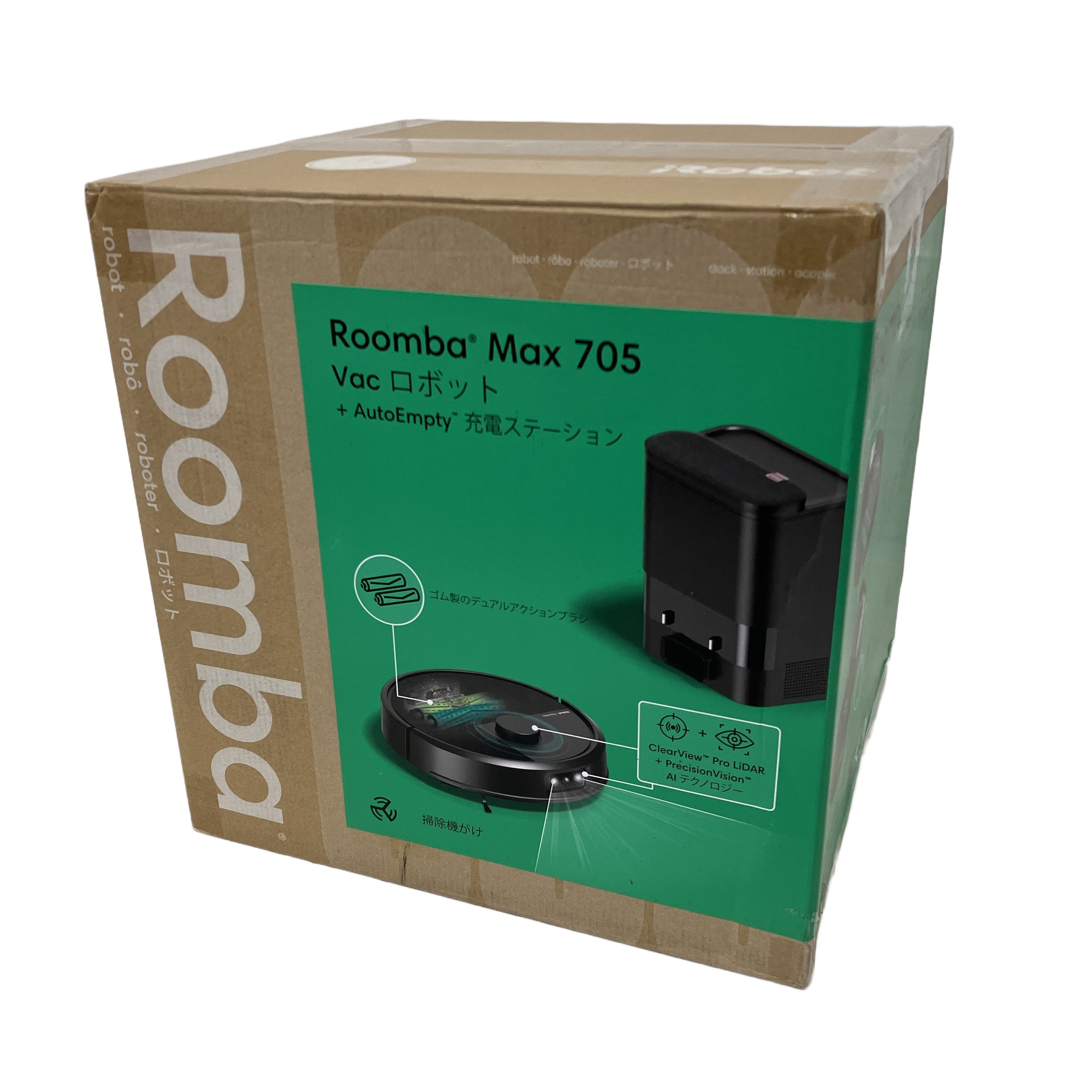 iRobot Roomba ルンバ Max 705 Vac + AutoEmpty 充電ステーション ロボット掃除機 W155060 未使用