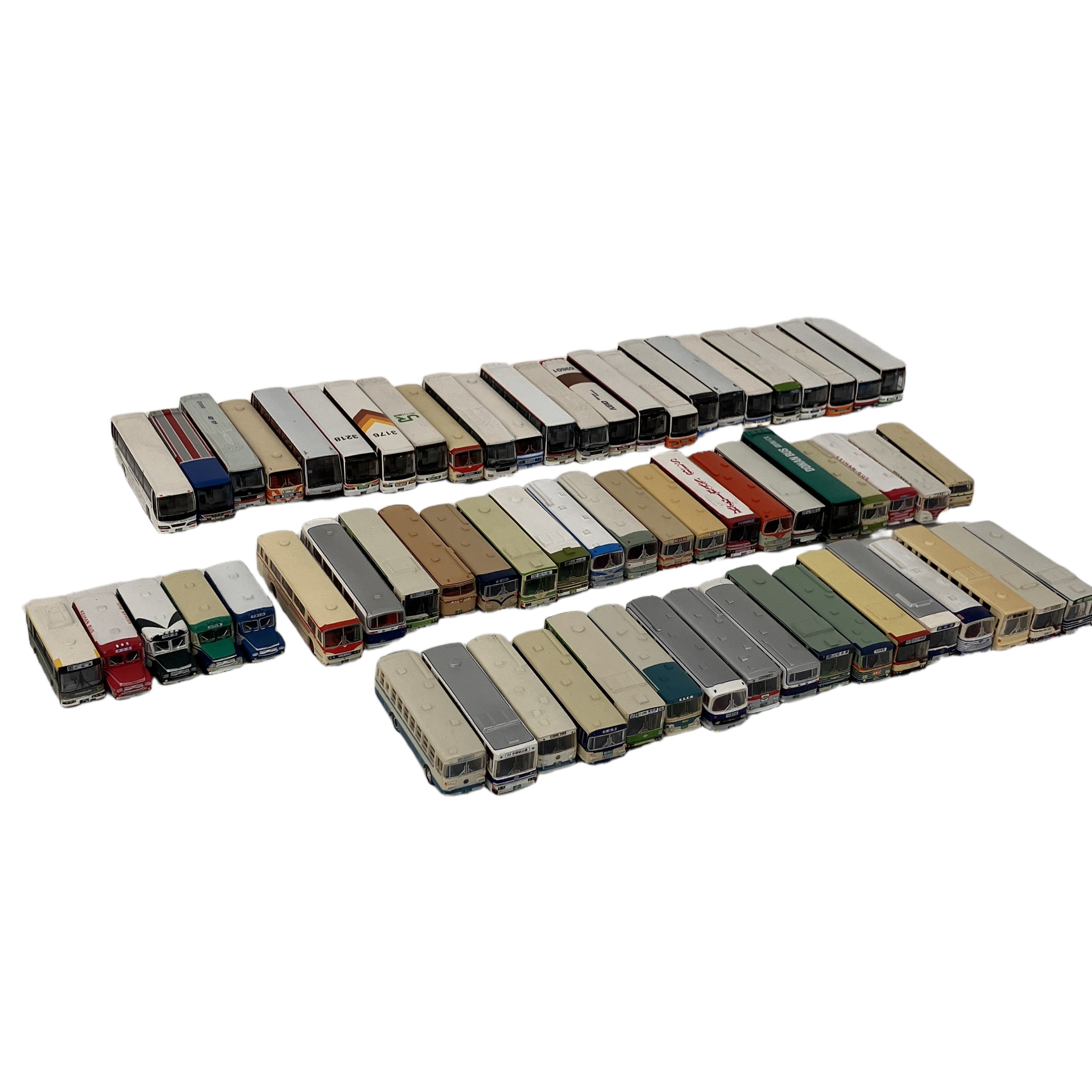 TOMYTEC ザ・バスコレクション 64台 セット 模型 中古