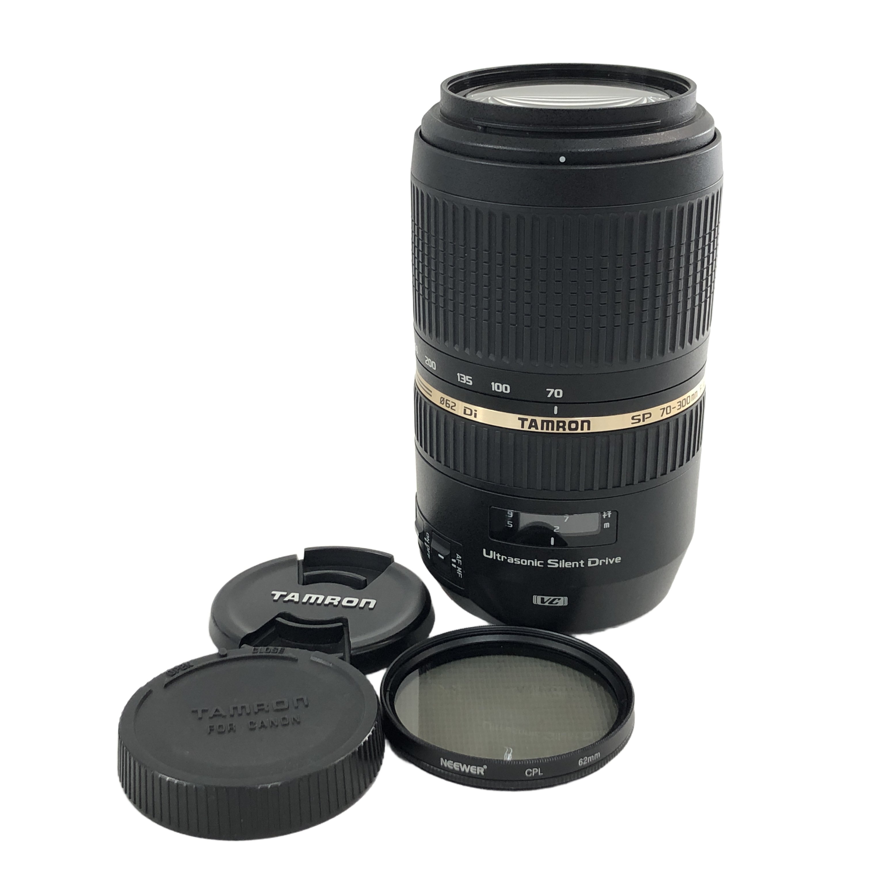 TAMRON A005 SP 70-300mm F4-5.6 Di 望遠ズームレンズ キャノンマウント 撮影機器 中古