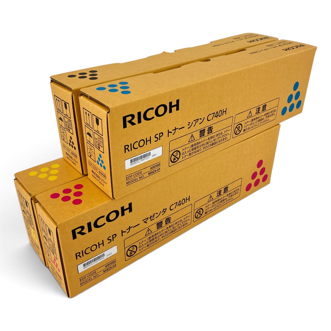 RICOH リコー C740H SP トナー 4色セット ブラック シアン マゼンタ イエロー 未開封 未使用