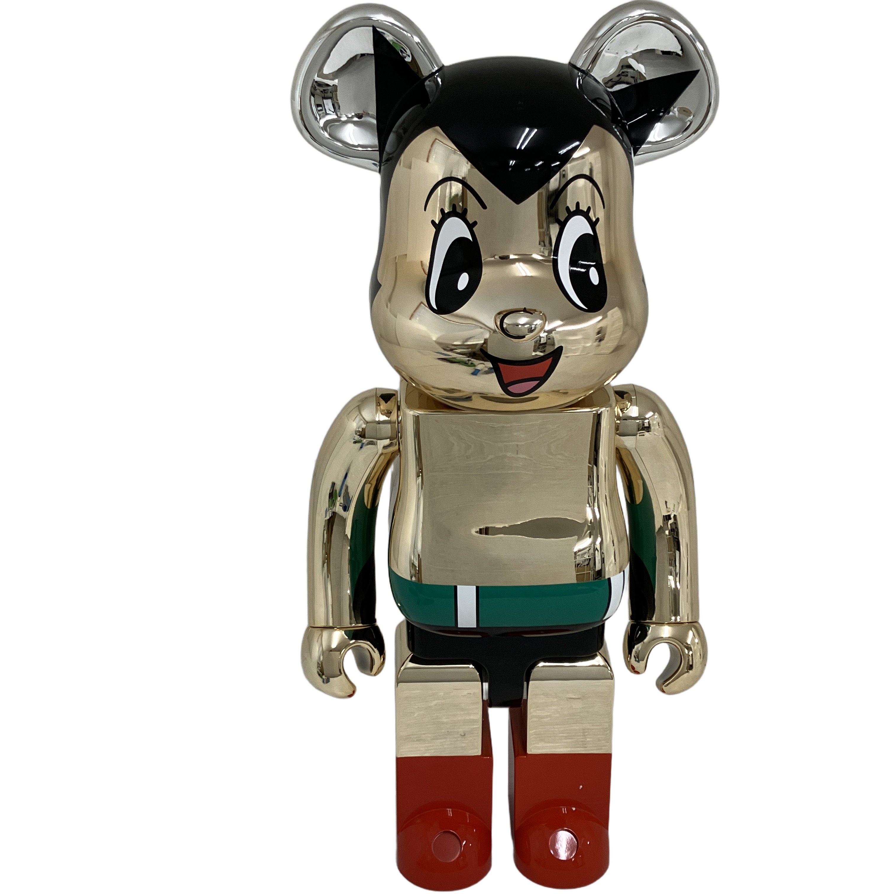 MEDICOM TOY BE@RBRICK 鉄腕アトム CHROME Ver. 1000% メディコムトイ ベアブリック フィギュア 中古 良好