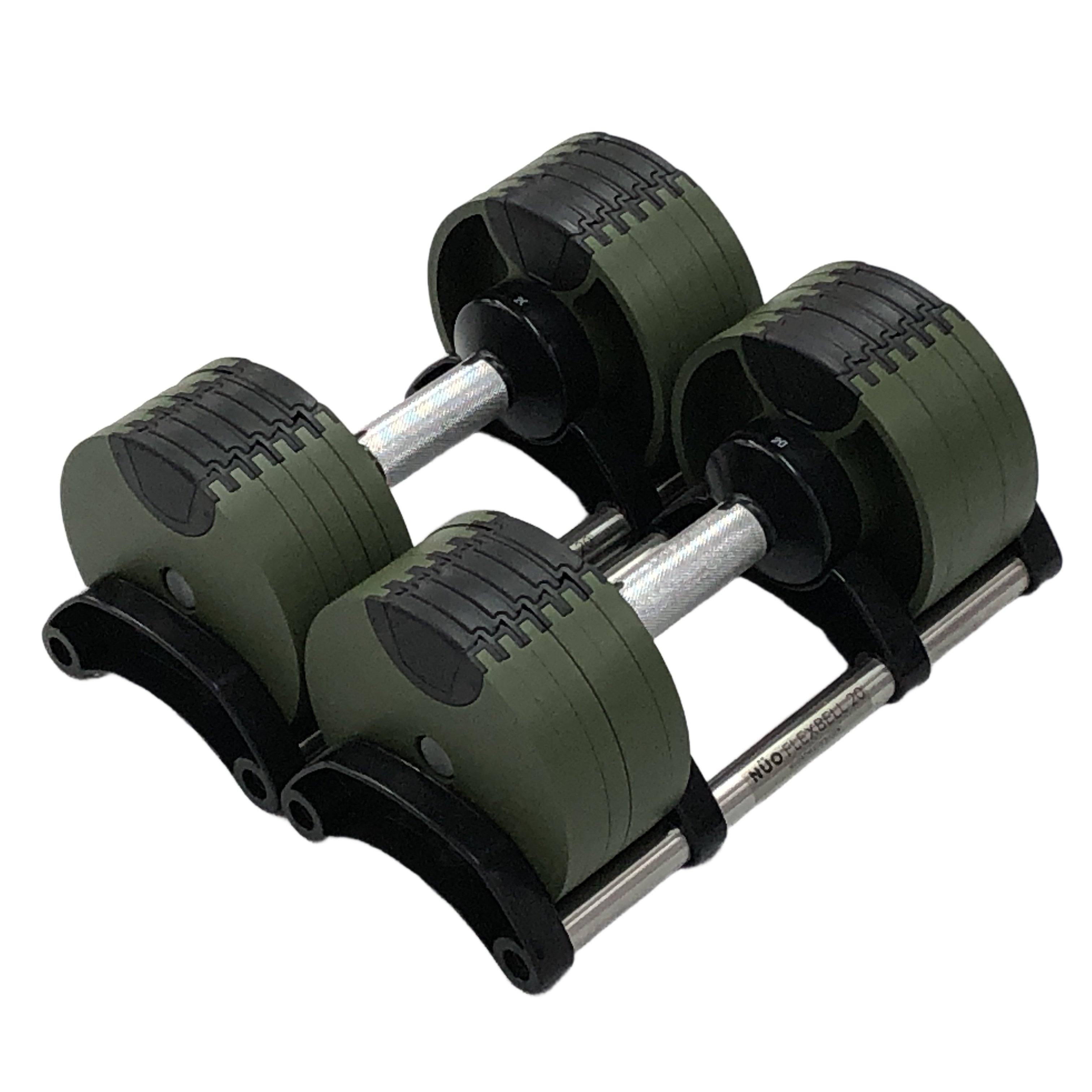 NUO FLEXBELL 20 可変式 ダンベル 20kg 2kgスタート 4kg刻み ペア トレーニング器具 中古