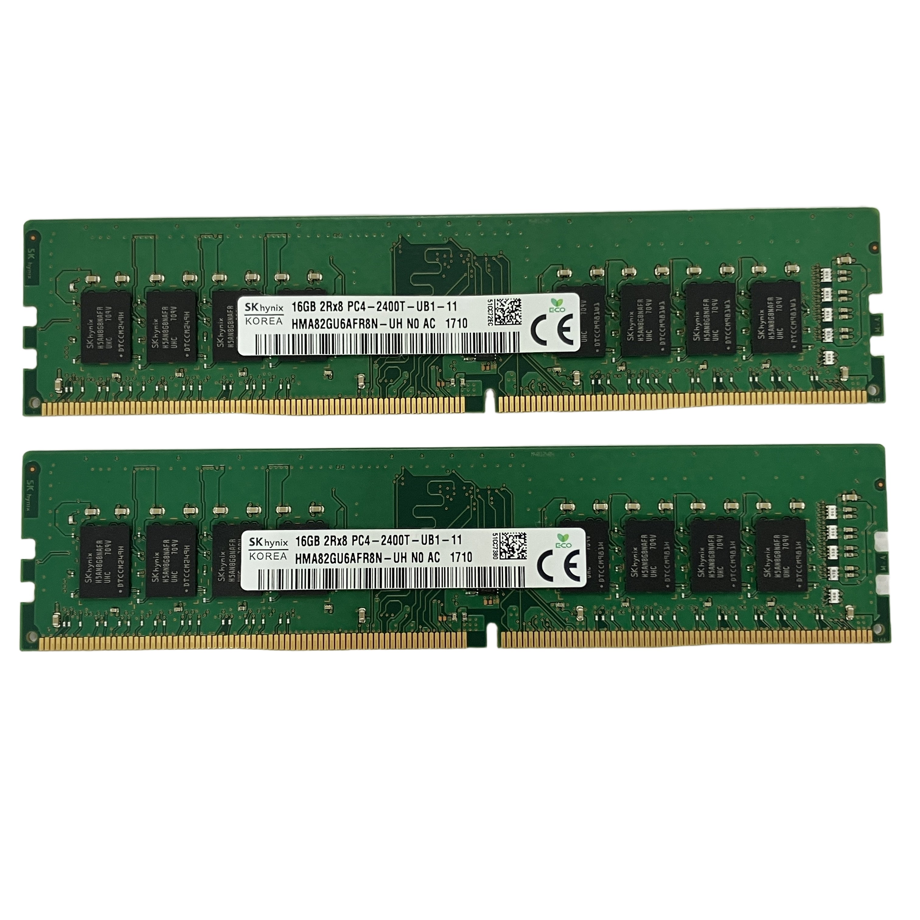 SKhynix HMA82GU6AFR8N-UH PC4-2400T 16GB×2枚セット 32GB PCメモリー PCパーツ 中古