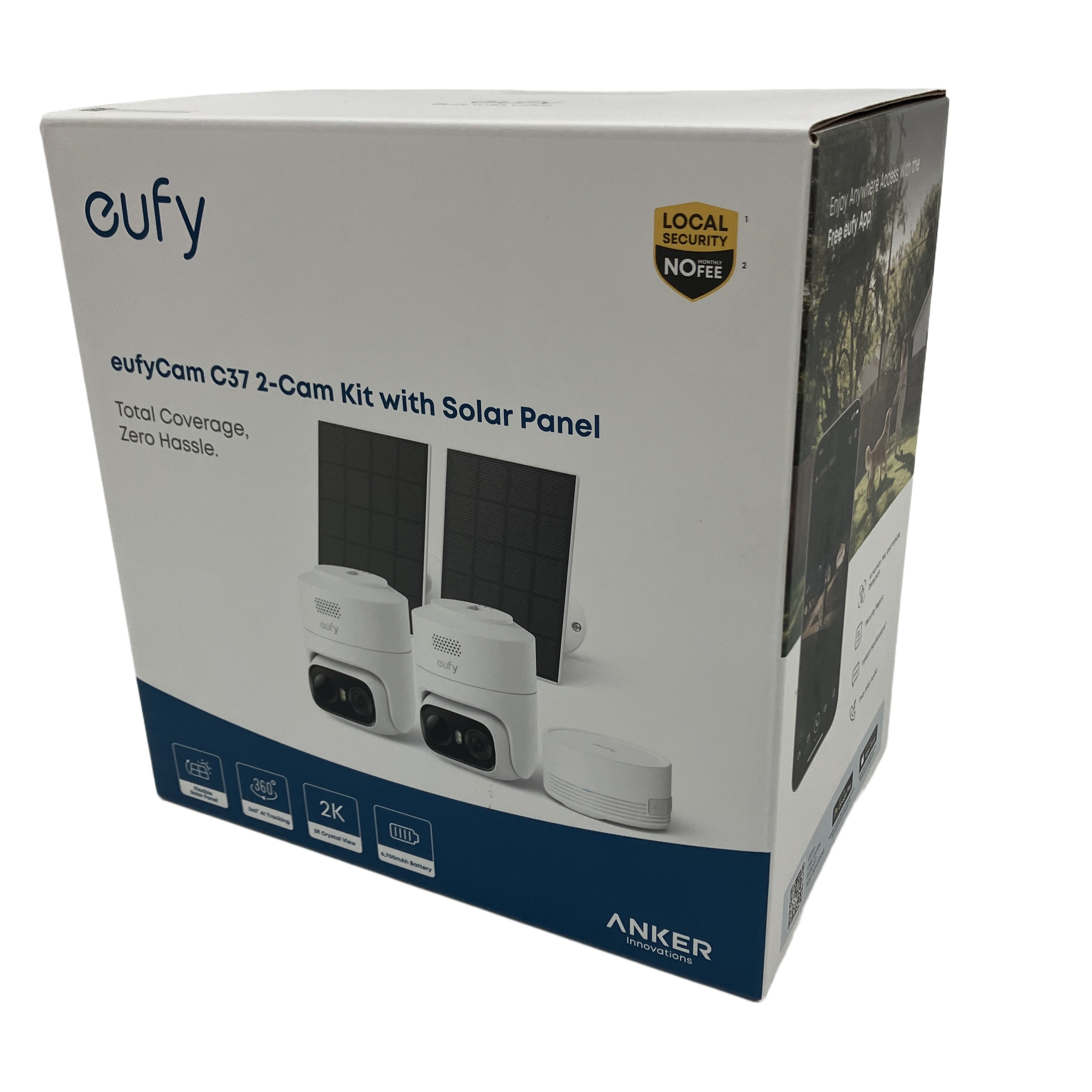 Anker アンカー Eufy eufyCam C37 2-Cam Kit 室外防犯カメラ セキュリティカメラ 未開封 未使用