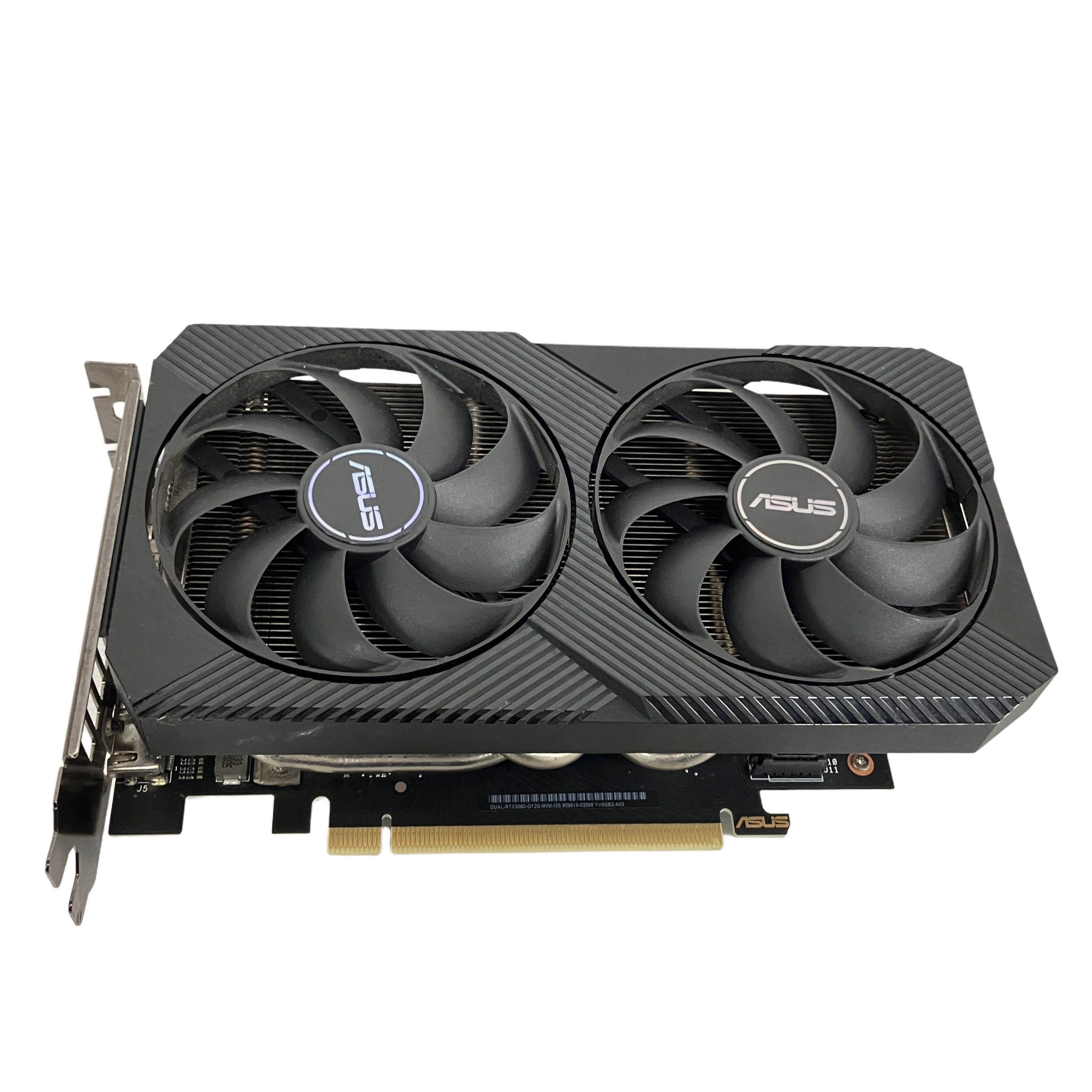 ASUS DUAL RTX 3060 O12G グラフィックボード ビデオカード パソコン パーツ VRAM12GB HDMI DisplayPort 中古