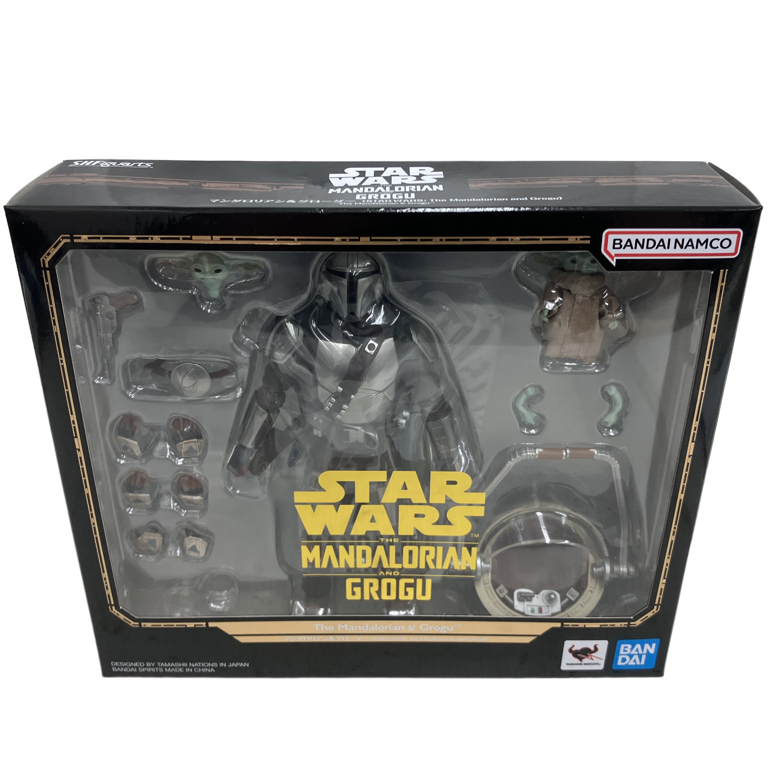 BANDAI SPIRITS STAR WARS MANDALORIAN AND GROGU スターウォーズ フィギュア 中古