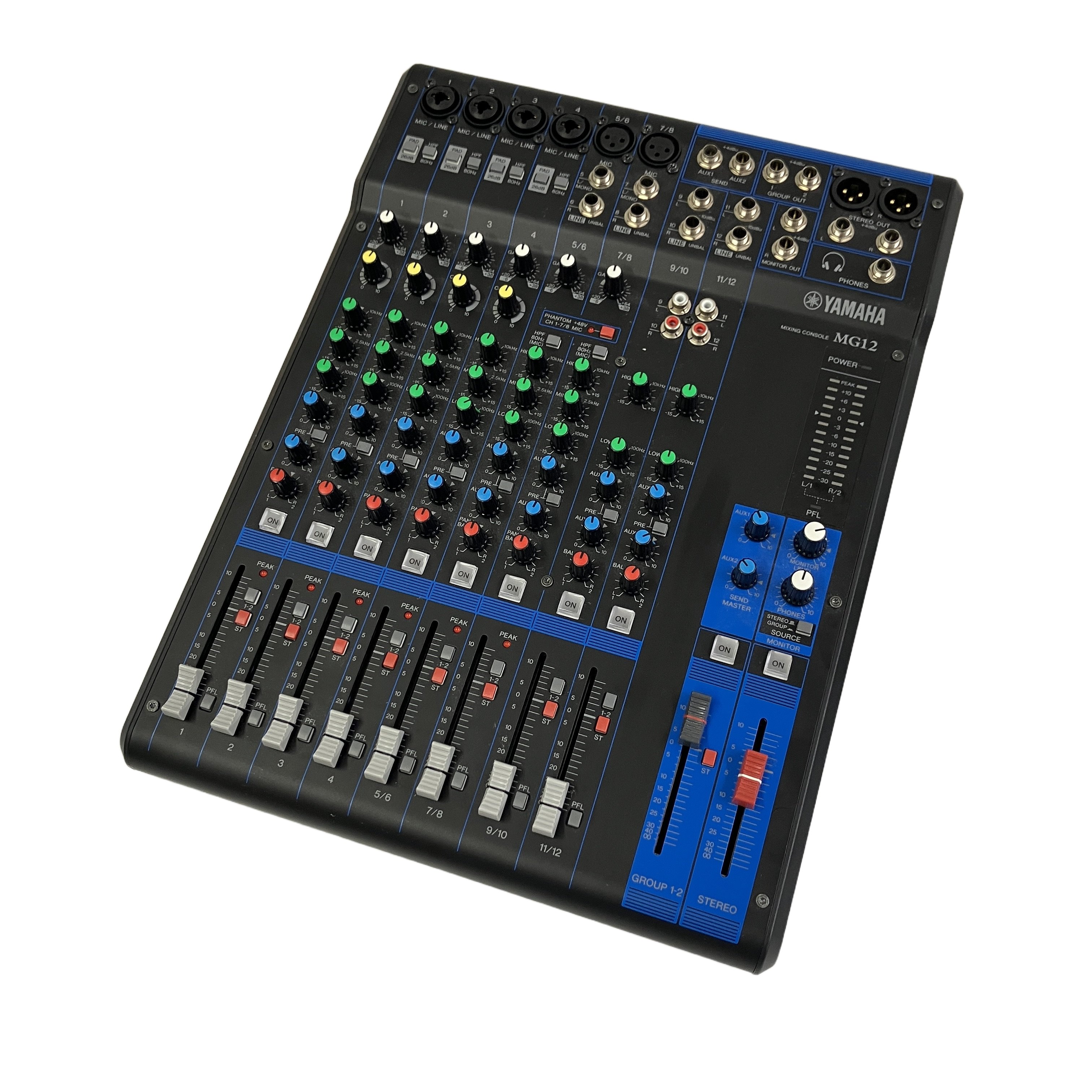 YAMAHA MG12 12ch アナログミキサー D-PRE 2AUX PA DTM スタジオ ヤマハ 音響機材 中古