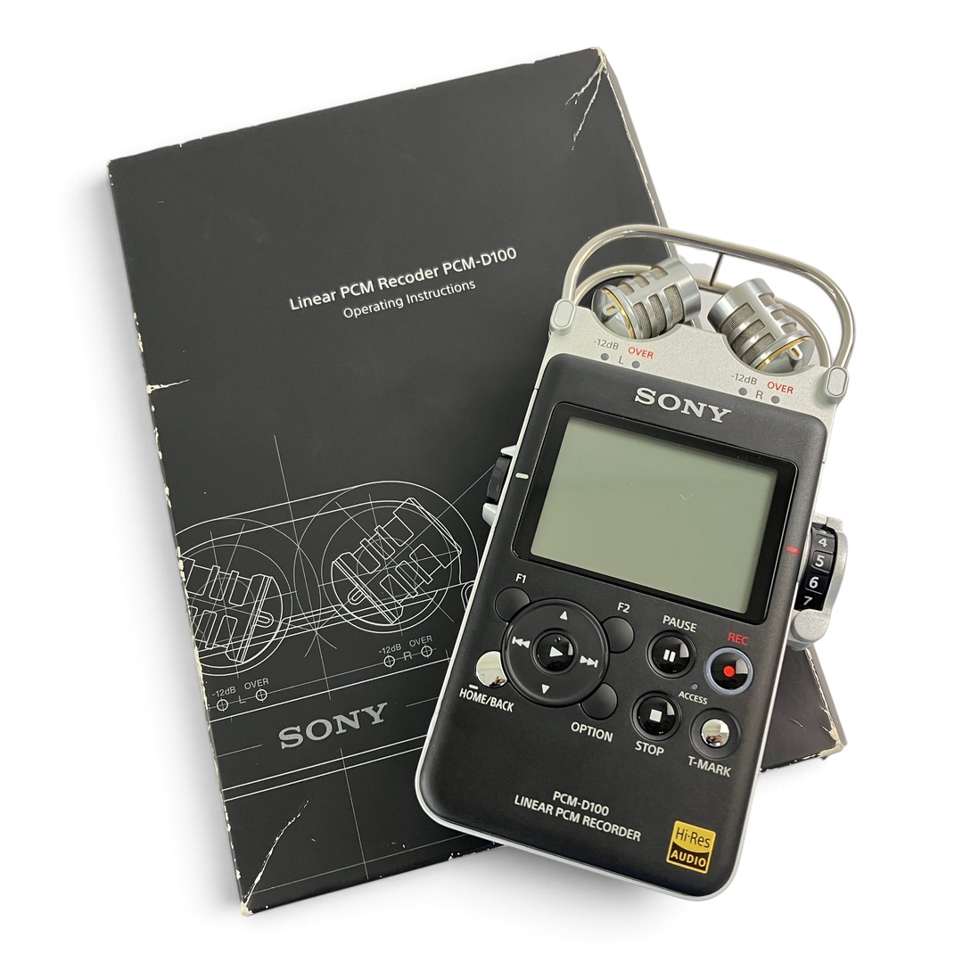 ★動作良好・高音質再生 SONY PCM-D100 32GB リニアPCMレコーダー オーディオ機器★