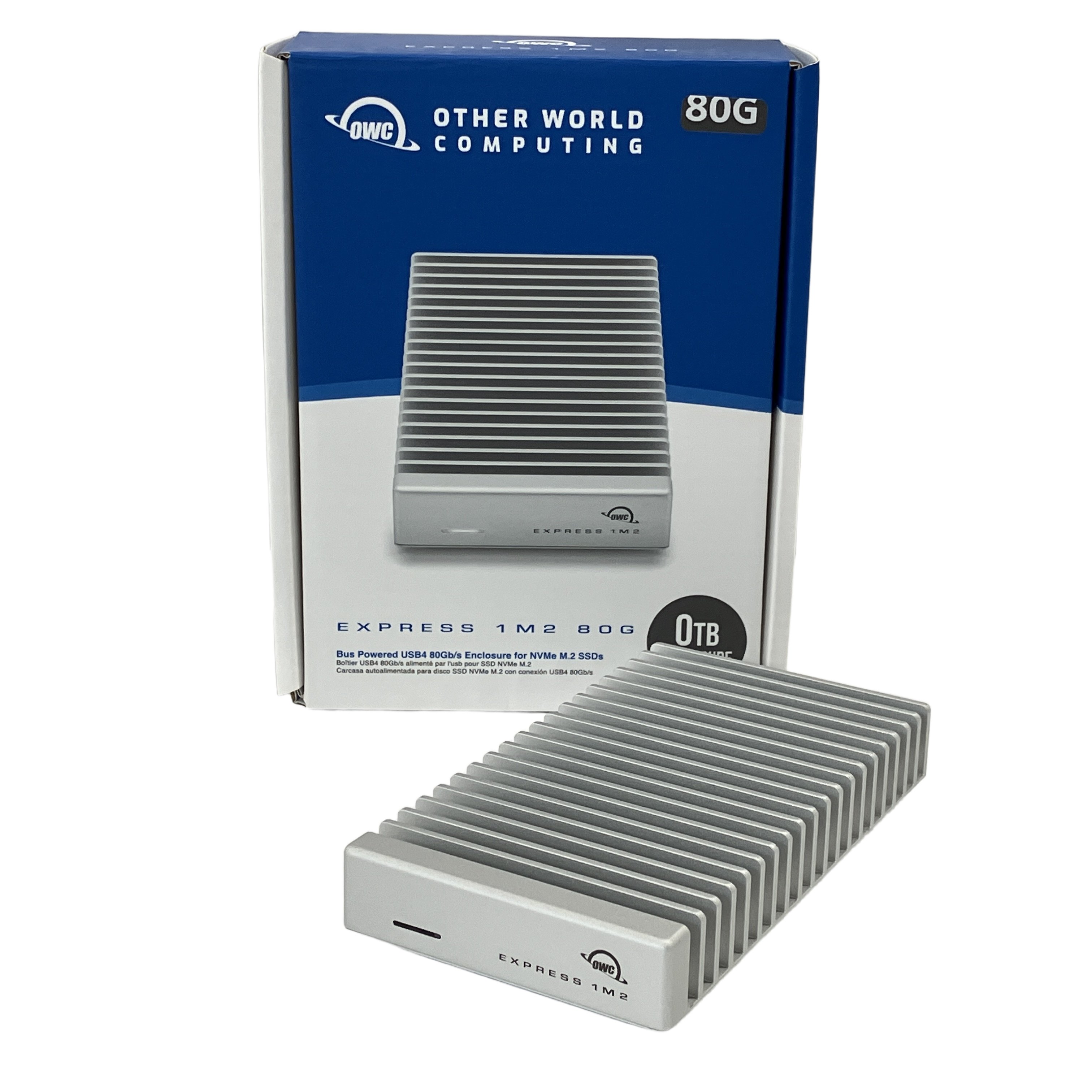 OWC Express 1M2 80G SSDケース ポータブルサイズ 80Gb/s対応 PC周辺機器 中古 良好