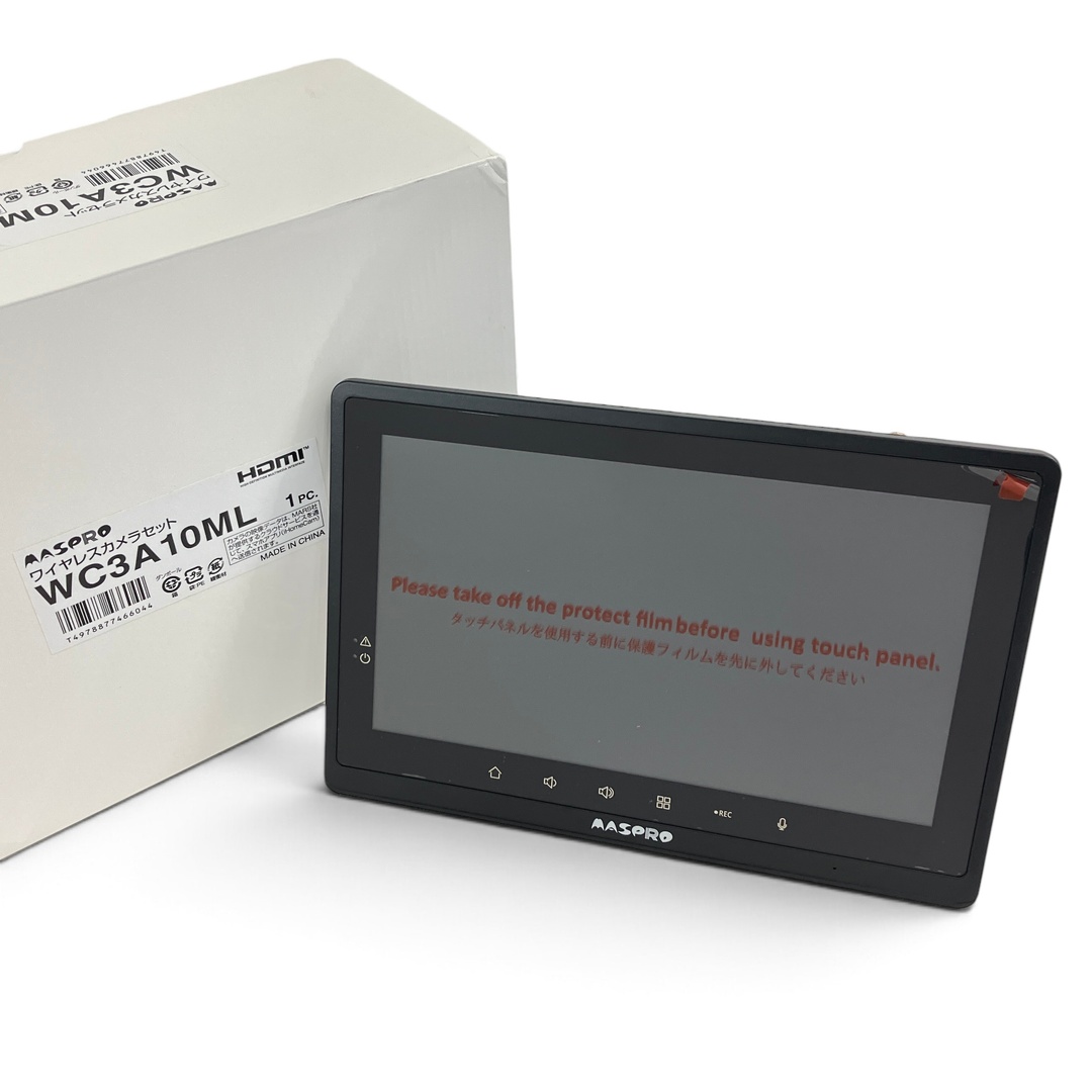 MASPRO WC3A10ML 10.1インチモニター ワイヤレスカメラセットマスプロ 防犯カメラ 未使用 開封済み
