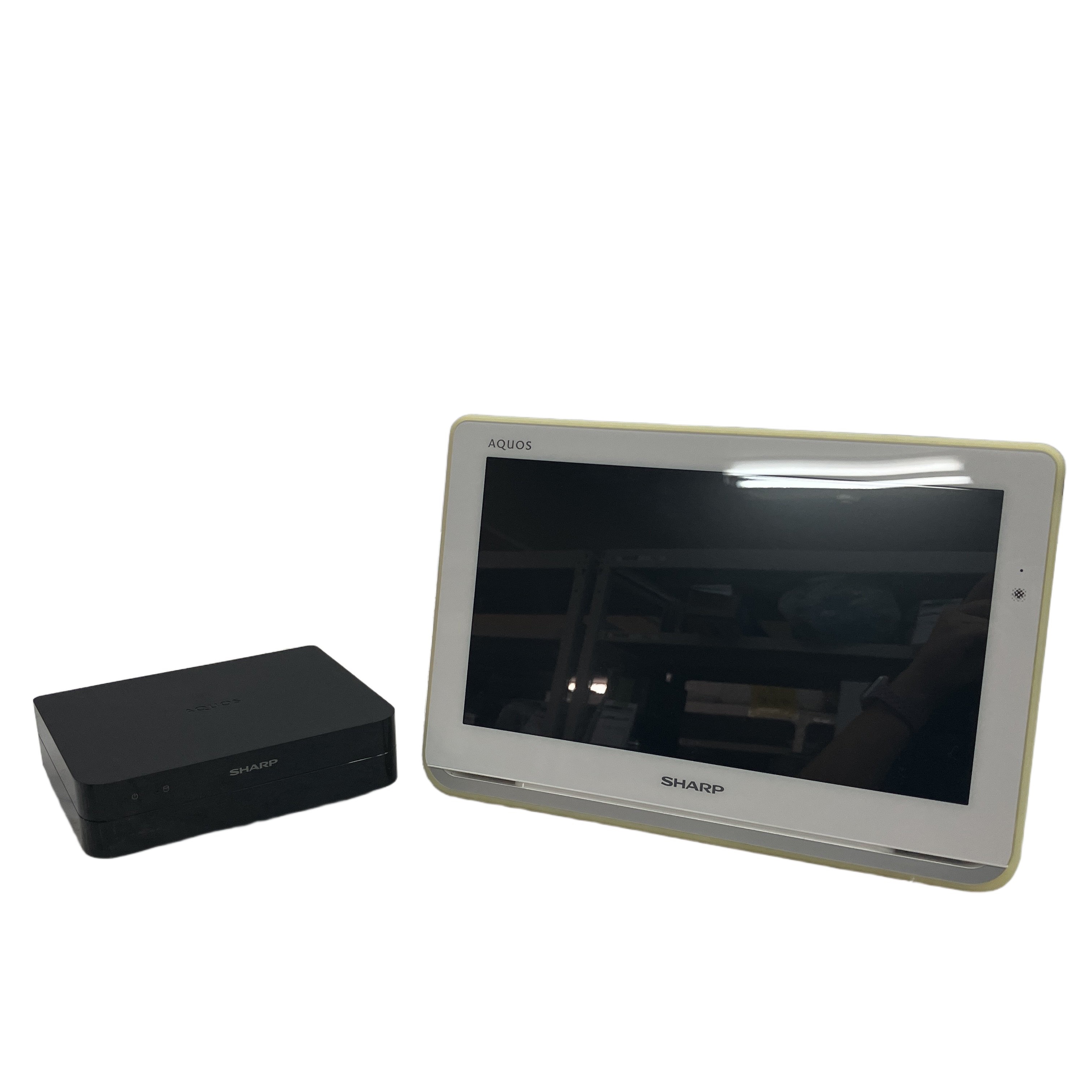 SHARP AN-WLTU2W/2T-C12AP ポータブルテレビ、チューナーセット シャープ 中古