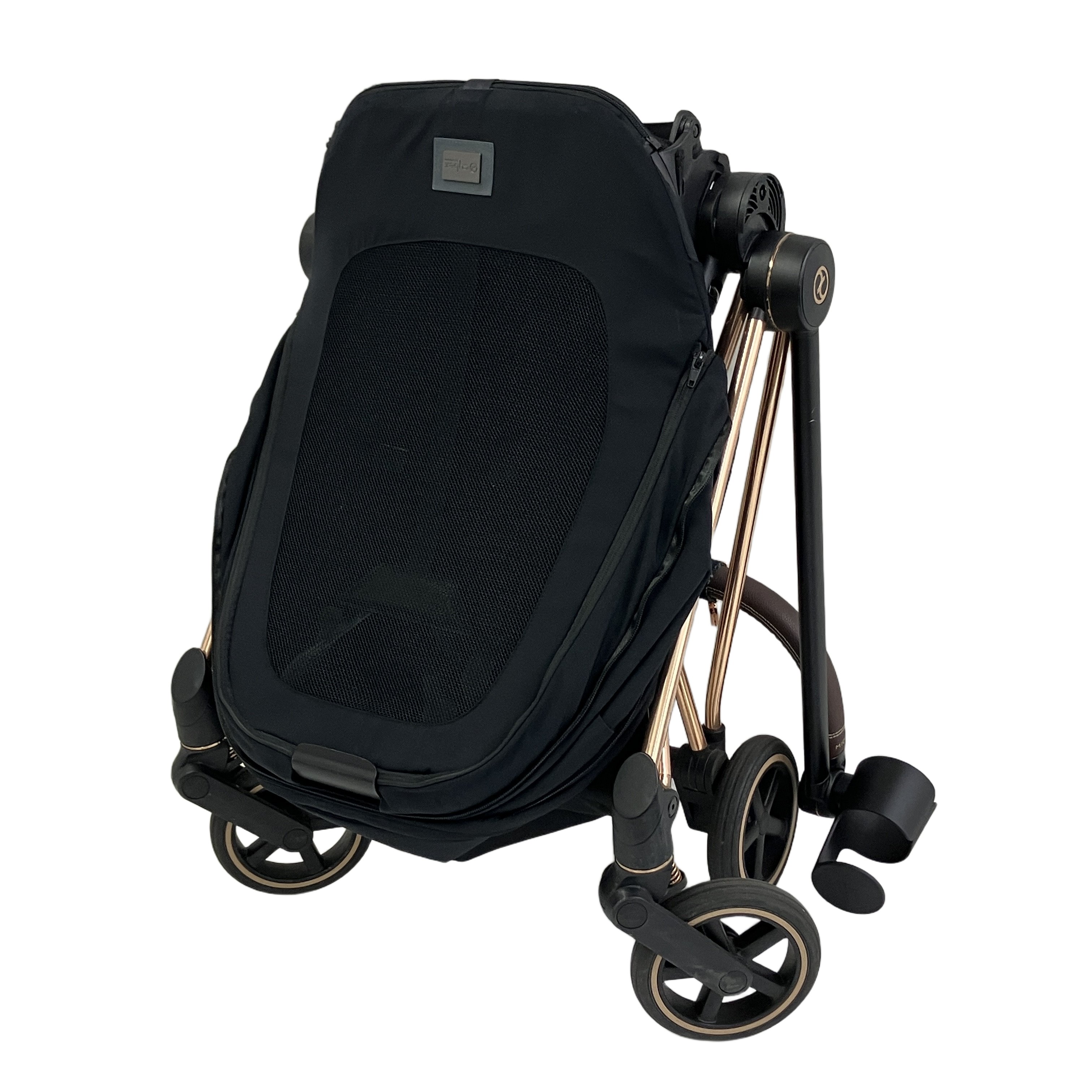Cybex Mios 95448 ベビーカー ローズゴールド サイベックス レインカバー付き ベビー用品 中古