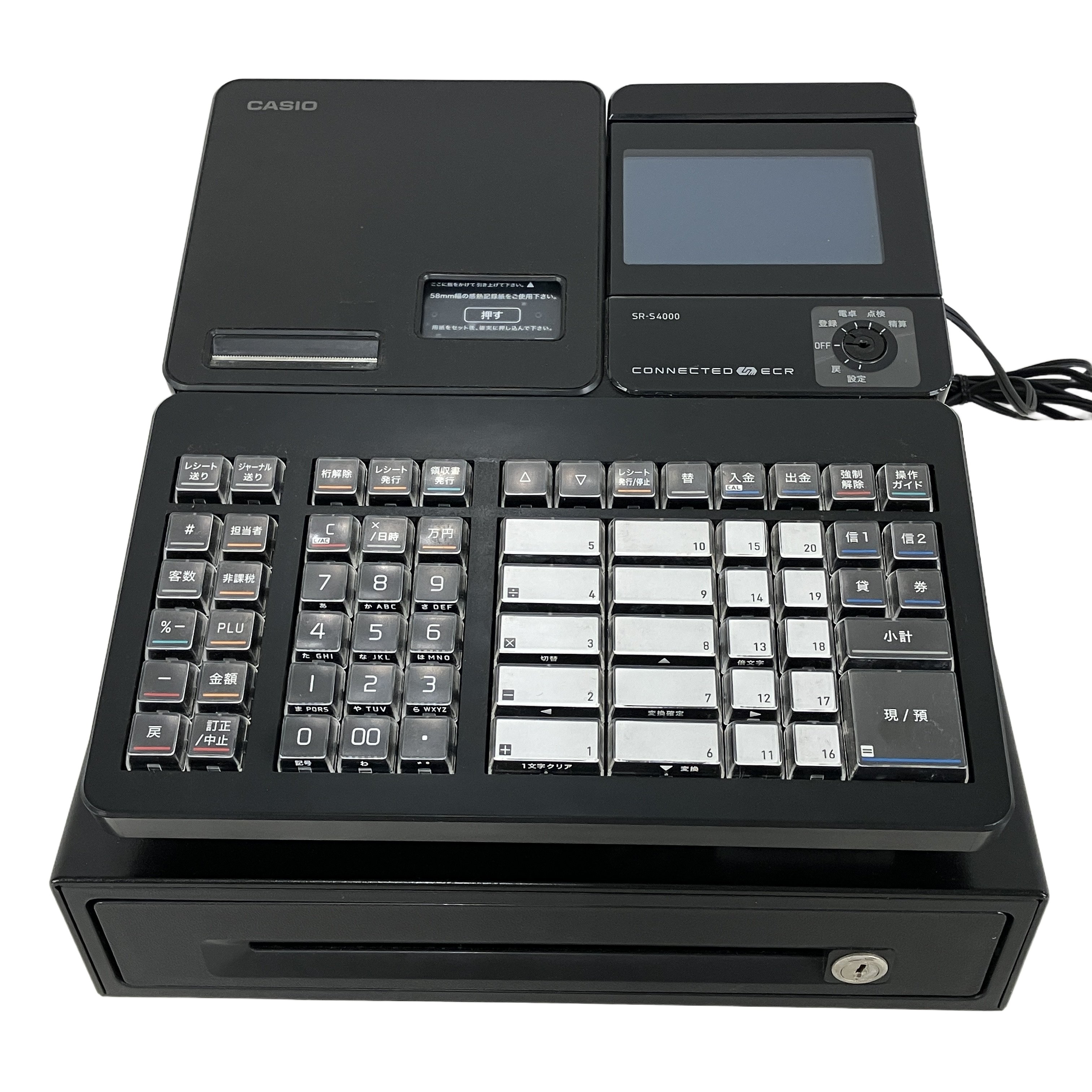 CASIO SR-S4000 電子レジスター レジ カシオ 店舗用品 中古